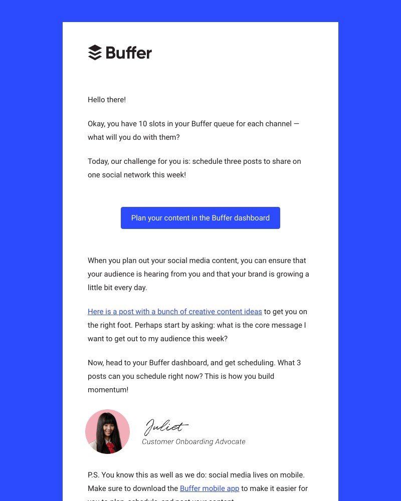Buffer - Creative content ideas 🌩️