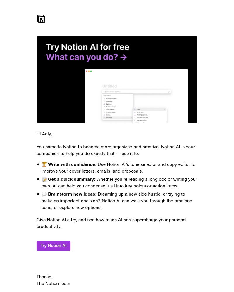 Notion - Try Notion AI for free