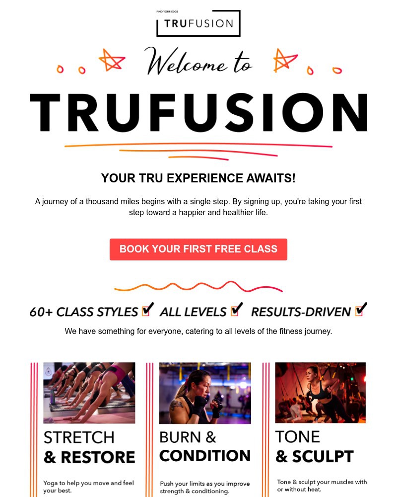 ClassPass - You Did It! 👏 Welcome to TruFusion 🔥