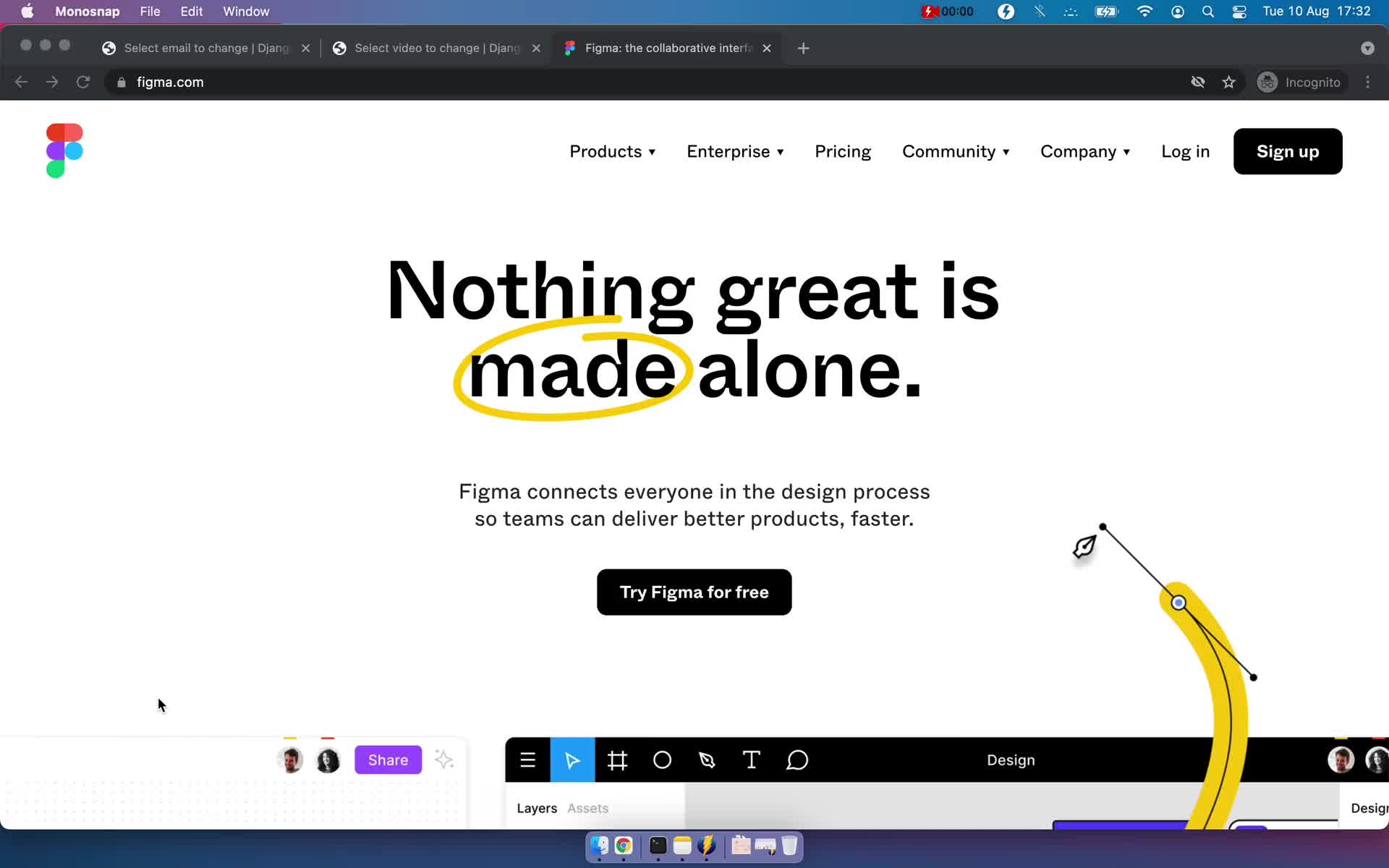 Onboarding on Figma video thumbnail