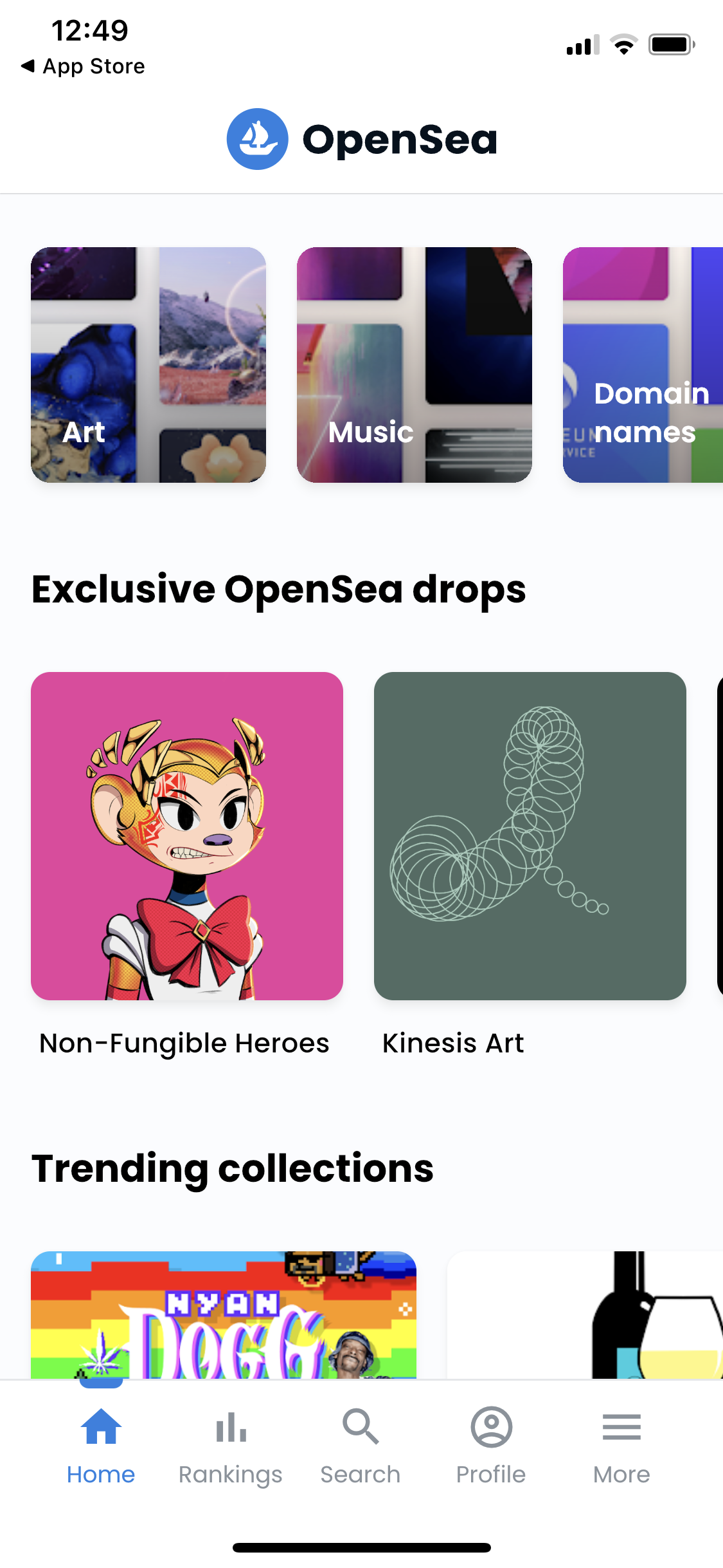 General browsing on OpenSea video thumbnail