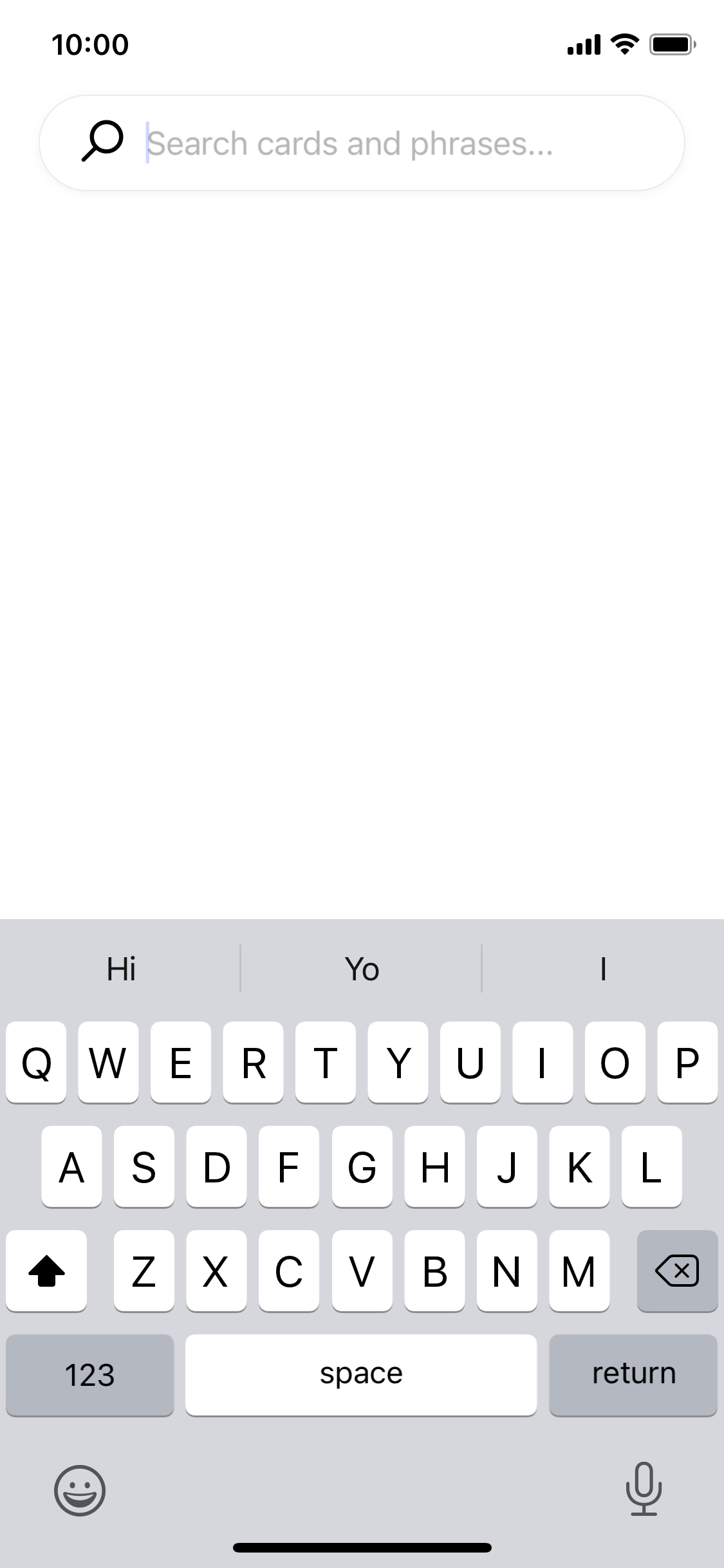 Screenshot of Search