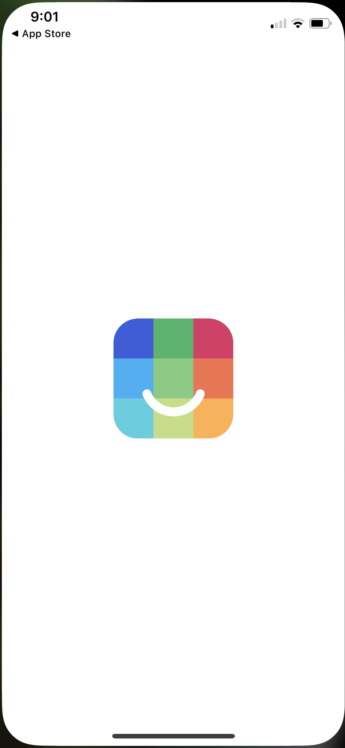 Screenshot of Splash screen