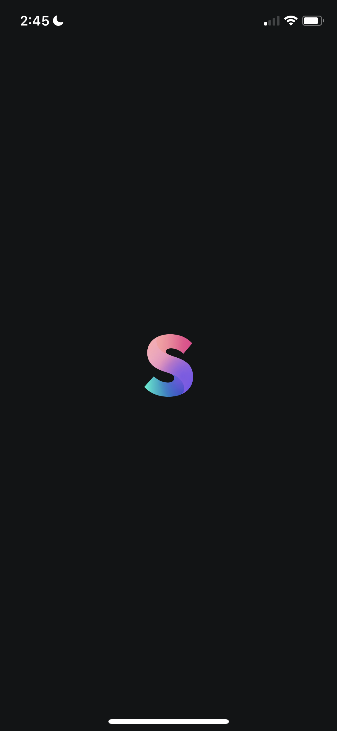 Screenshot of Splash screen