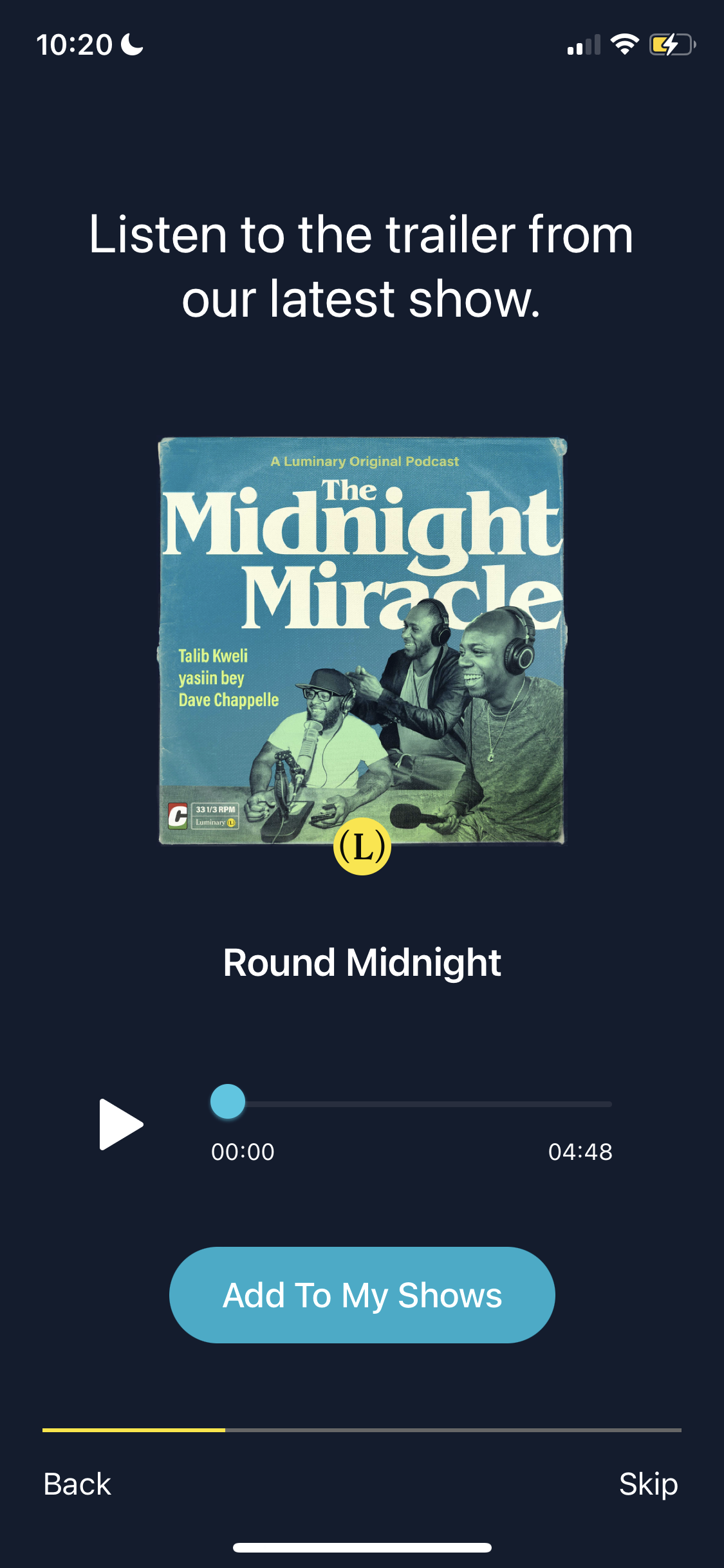 Screenshot of Trailer