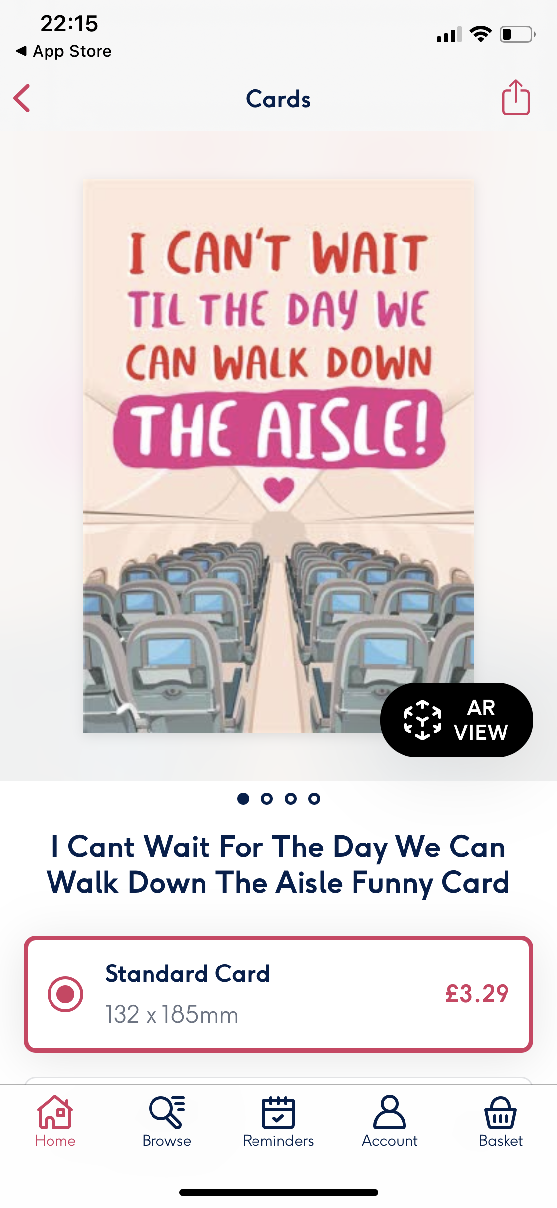 Screenshot of Product detail