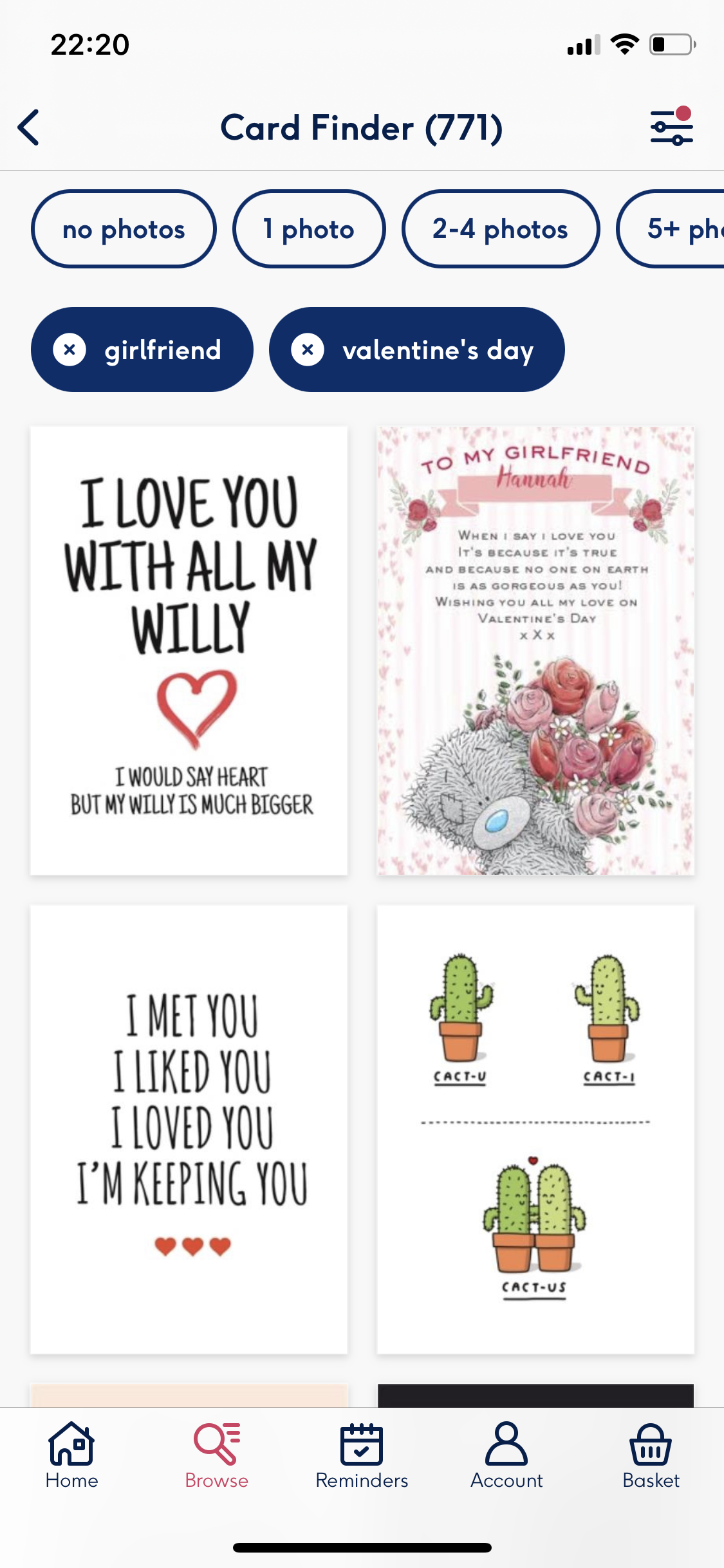 Screenshot of Discover