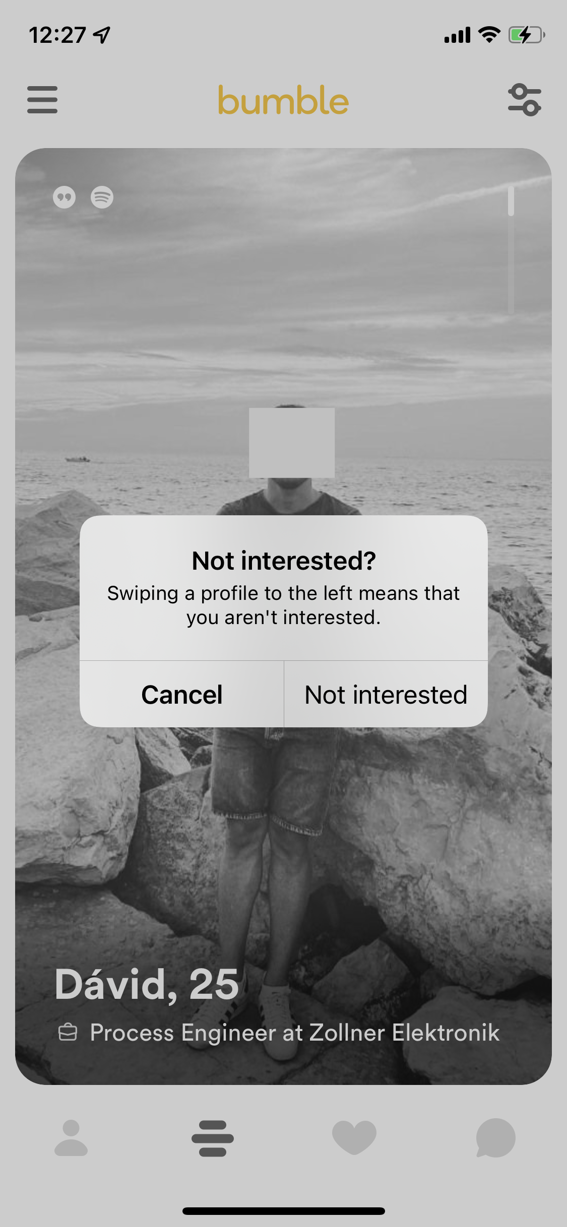 Screenshot of Confirm