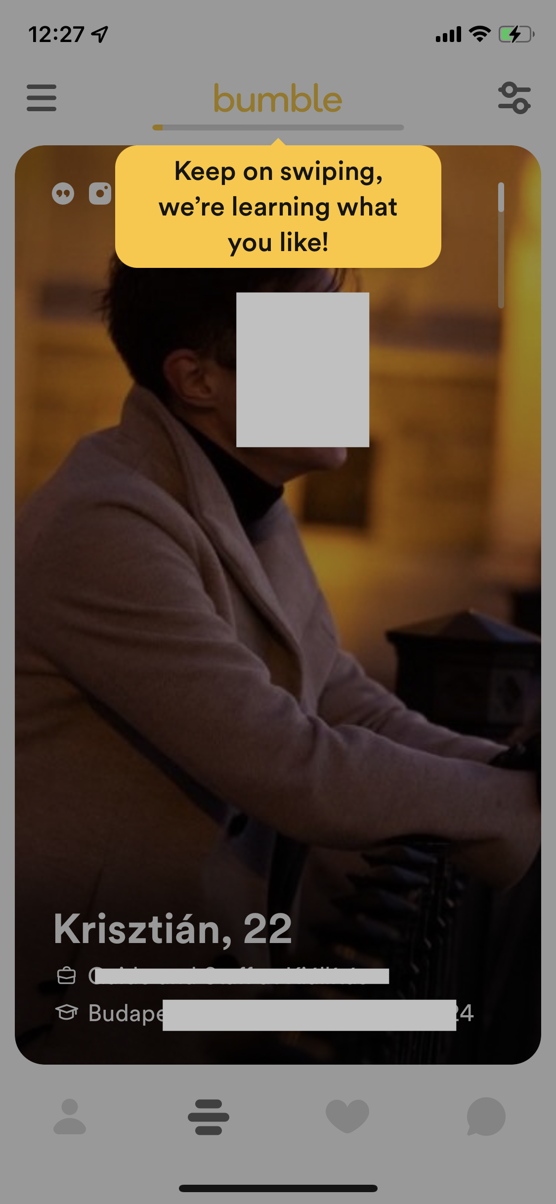 Screenshot of Guide tooltip
