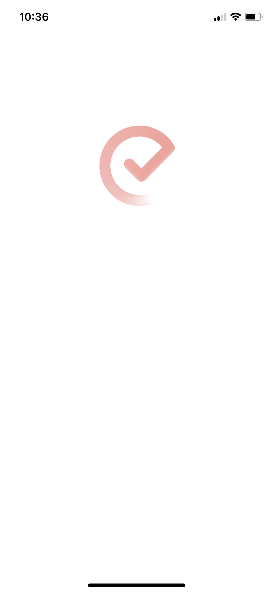 Screenshot of Splash screen