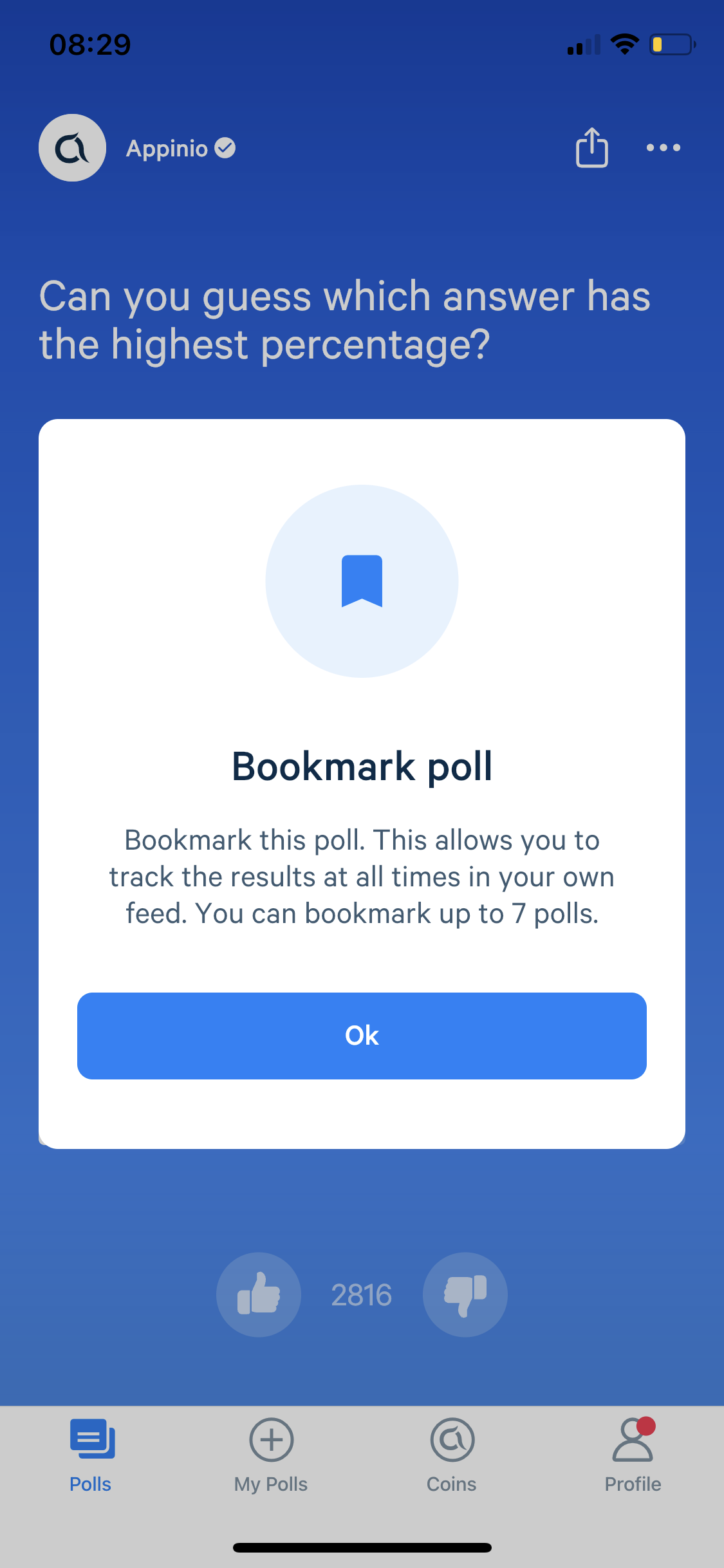 Screenshot of Bookmark