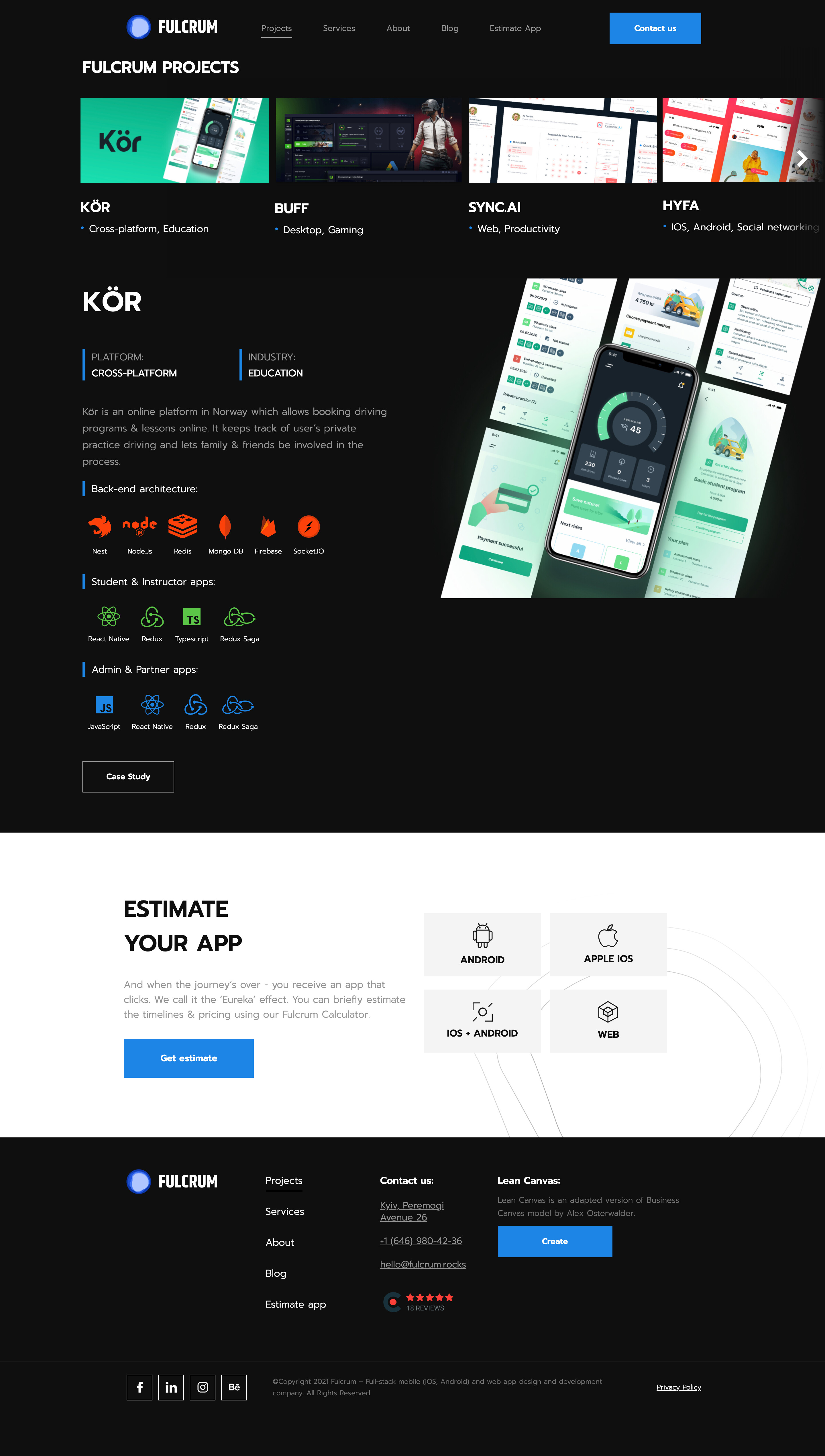 Screenshot of Customers