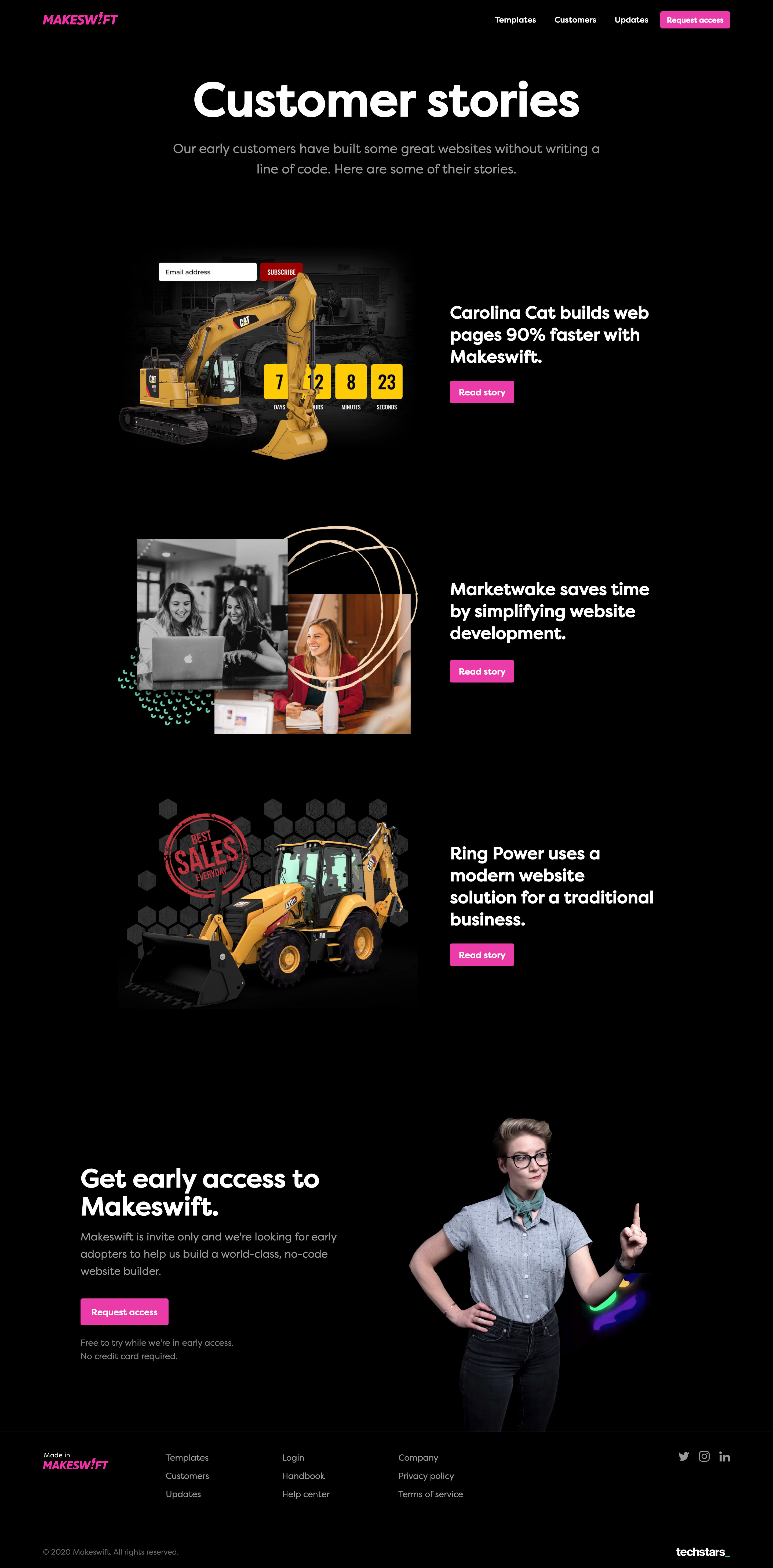 General browsing on Makeswift video thumbnail