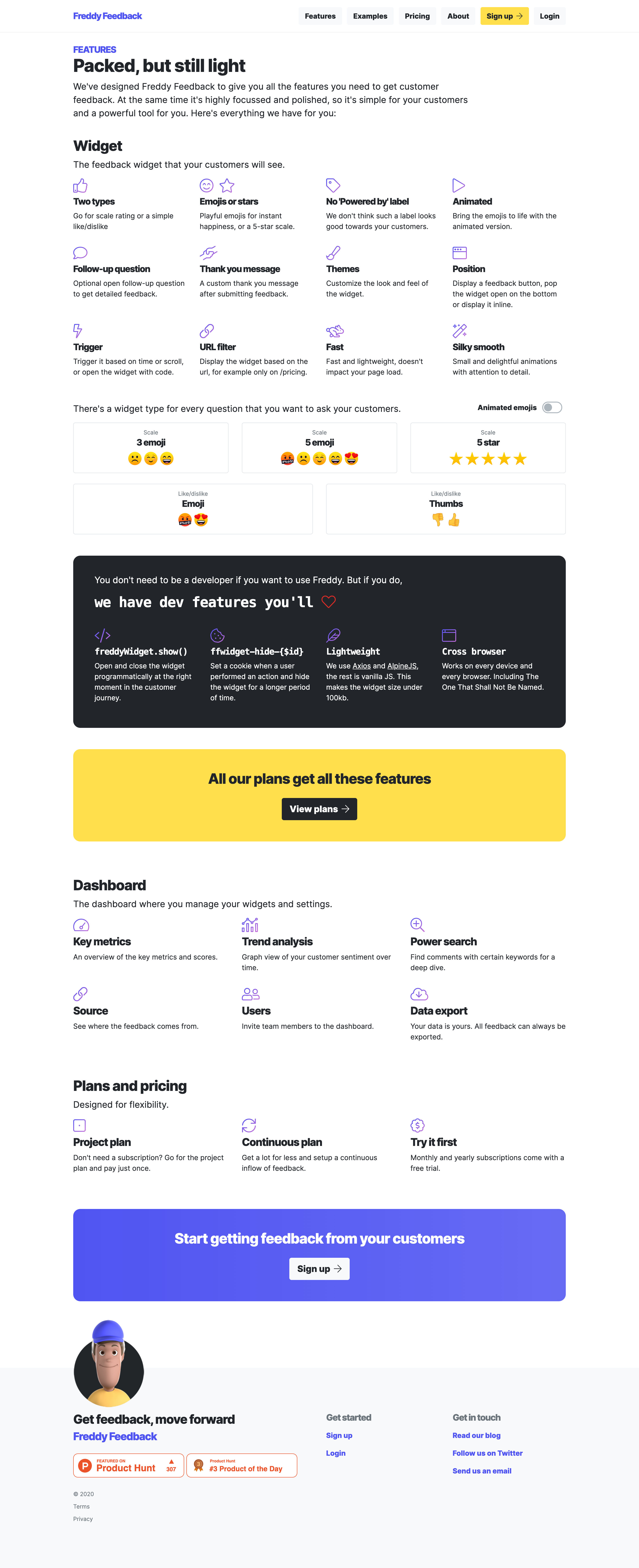 Screenshot of Features