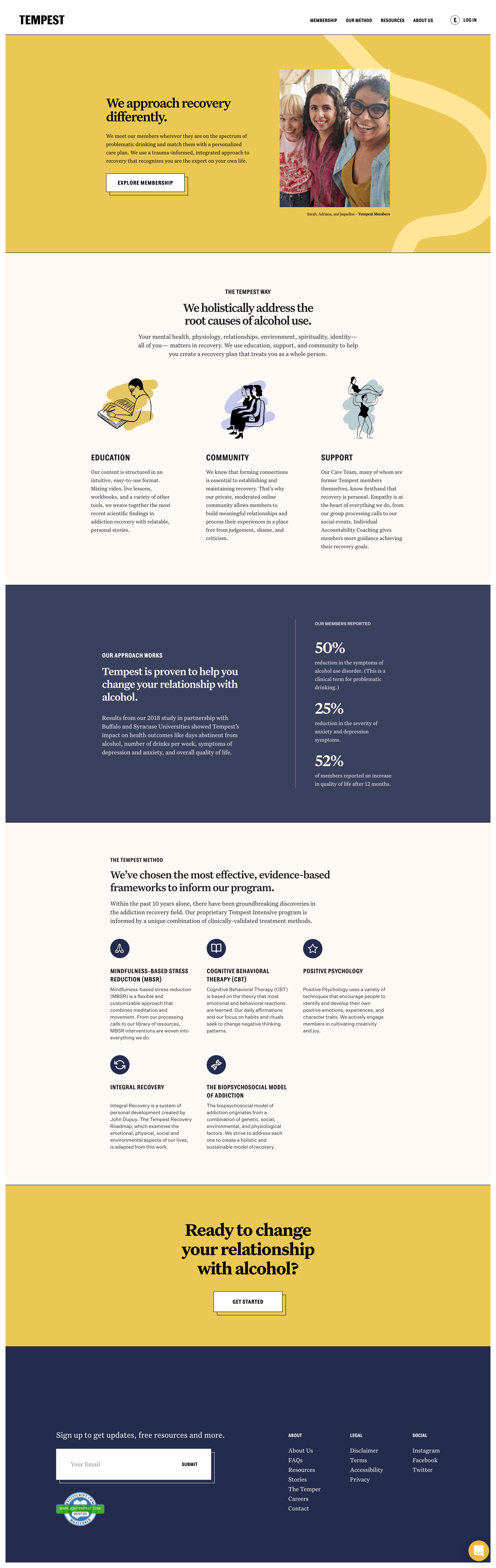 Screenshot of Learn more