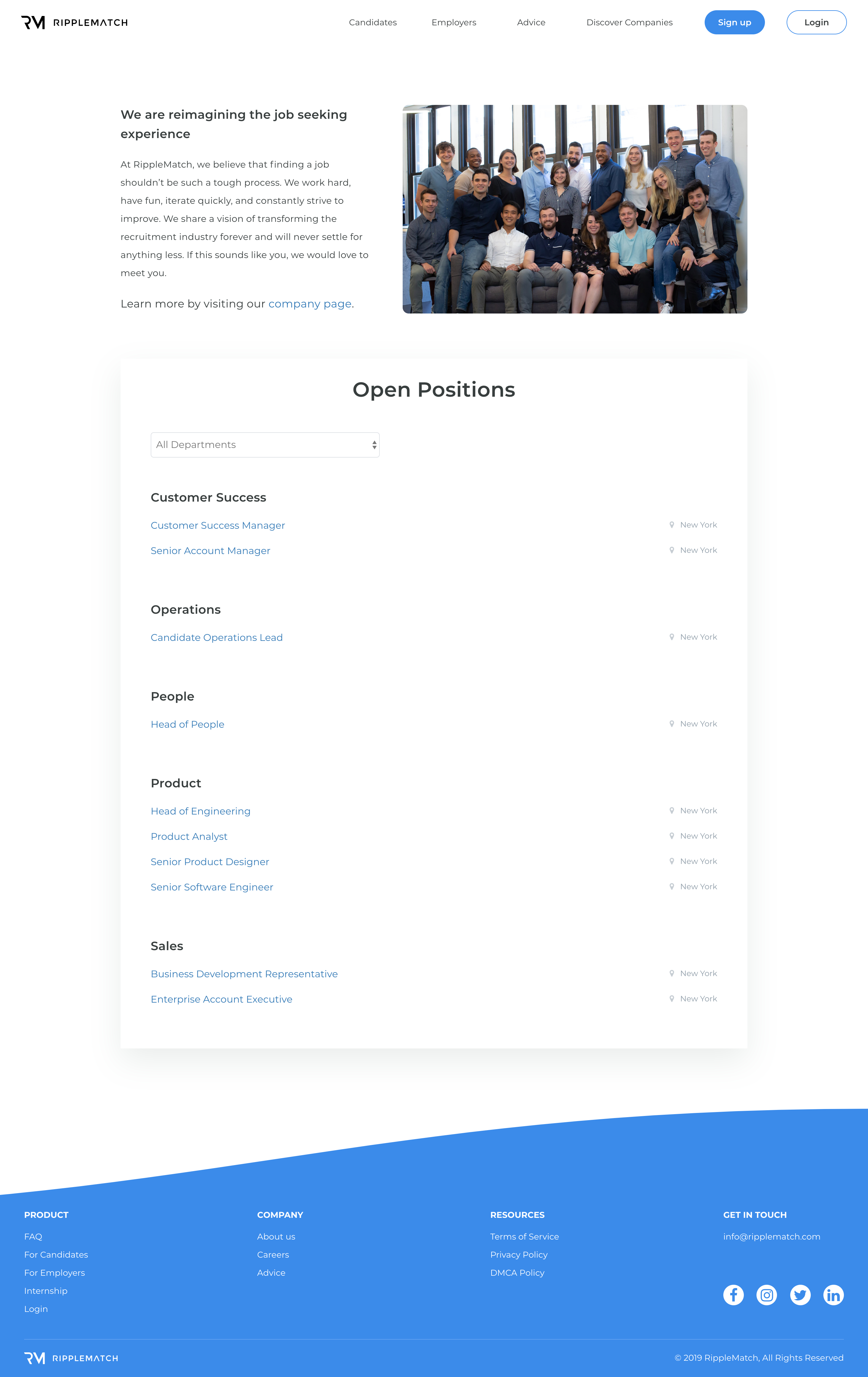 General browsing on RippleMatch video thumbnail