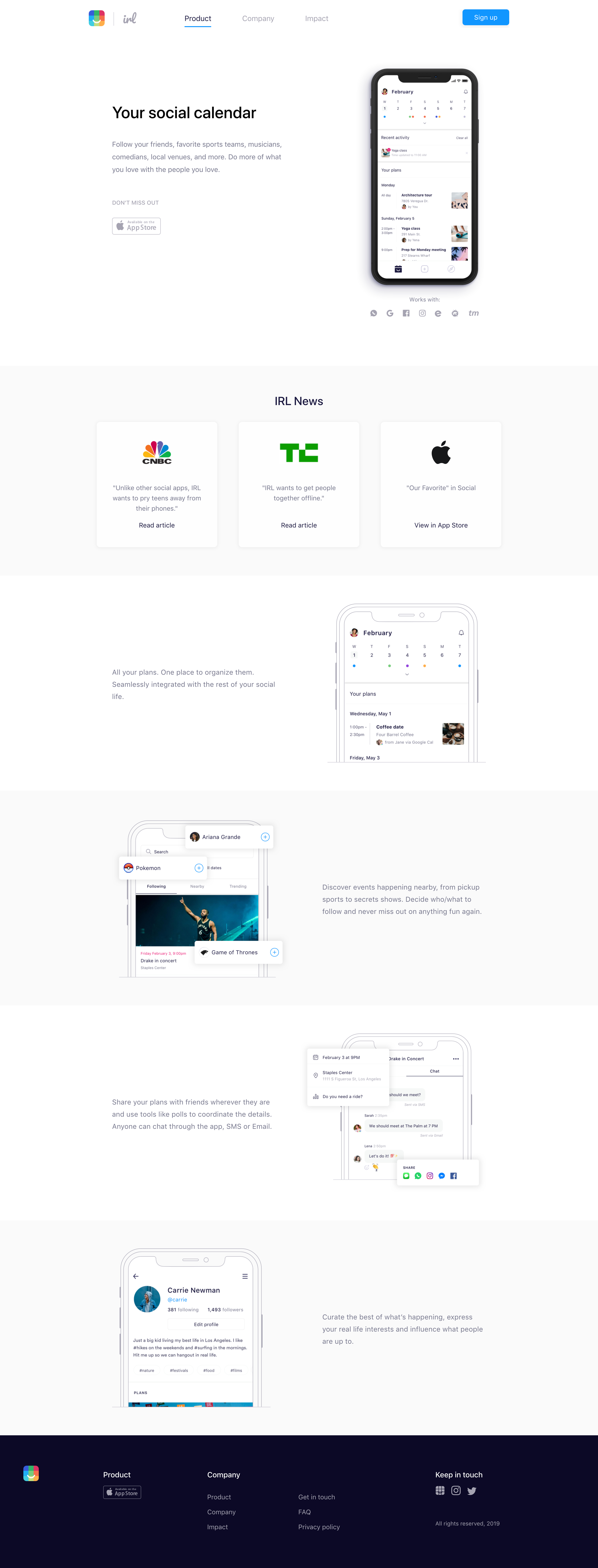 General browsing on IRL video thumbnail