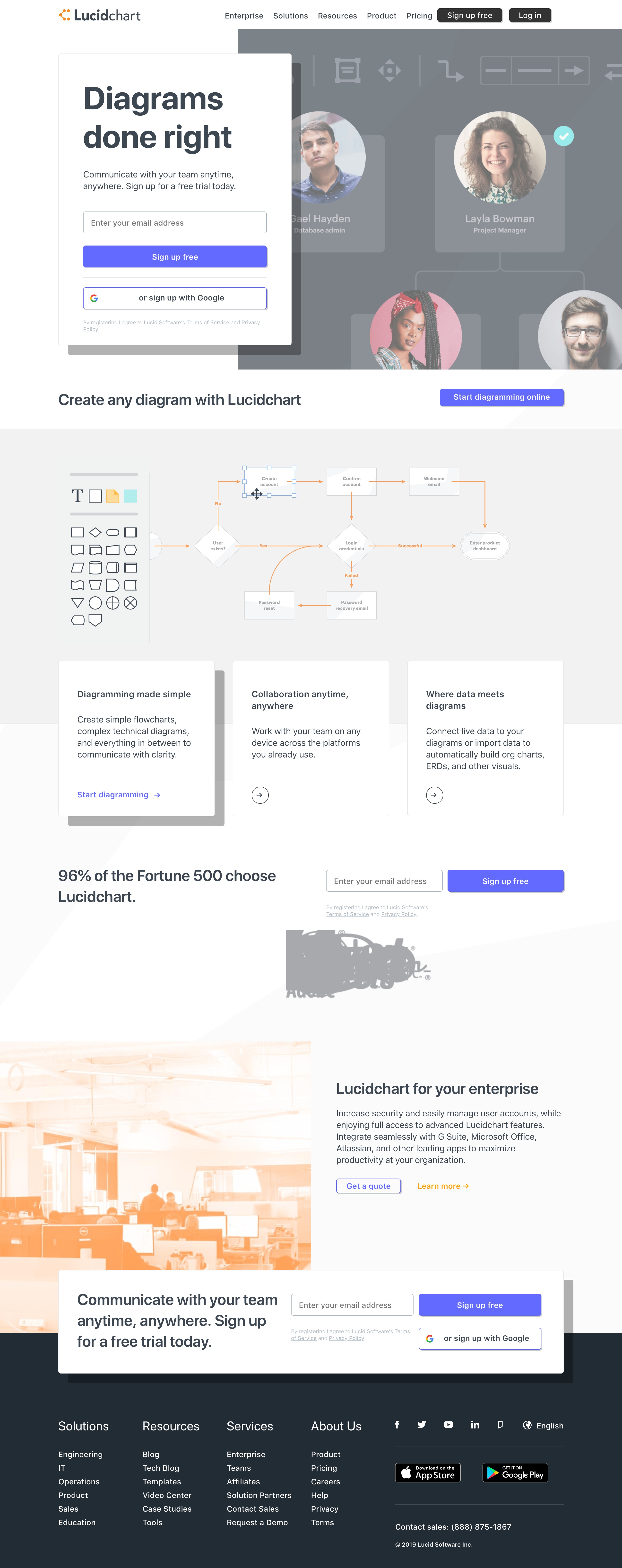 General browsing on Lucidchart video thumbnail
