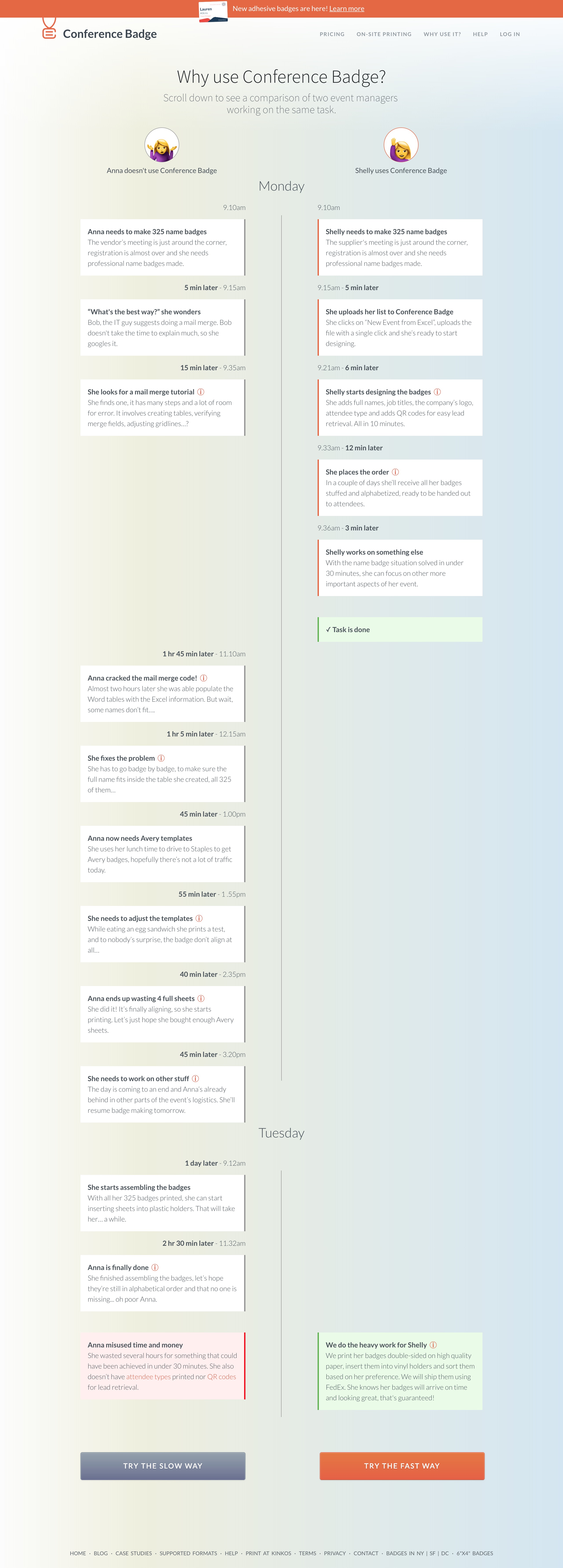 Screenshot of Learn more