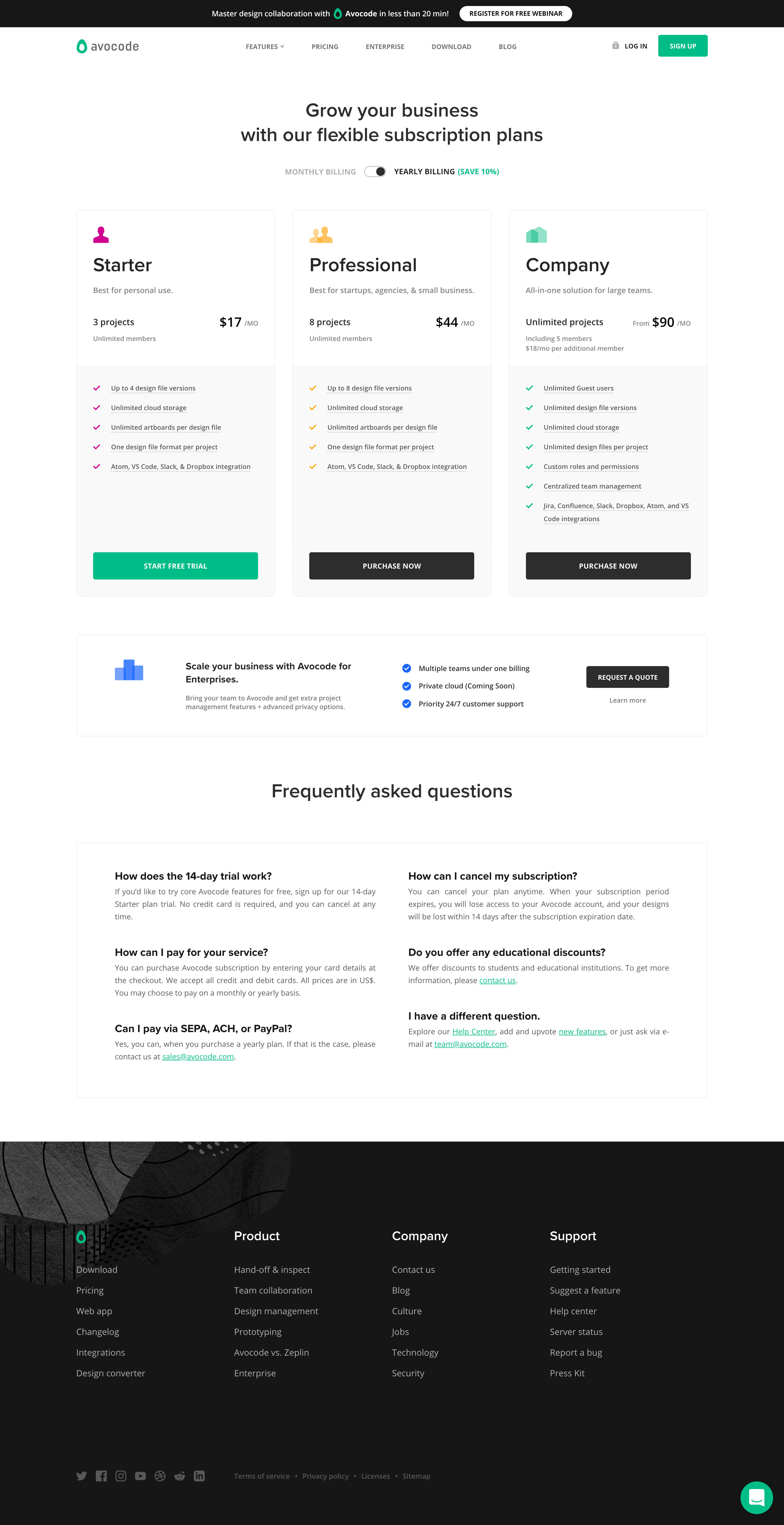 General browsing on Avocode video thumbnail
