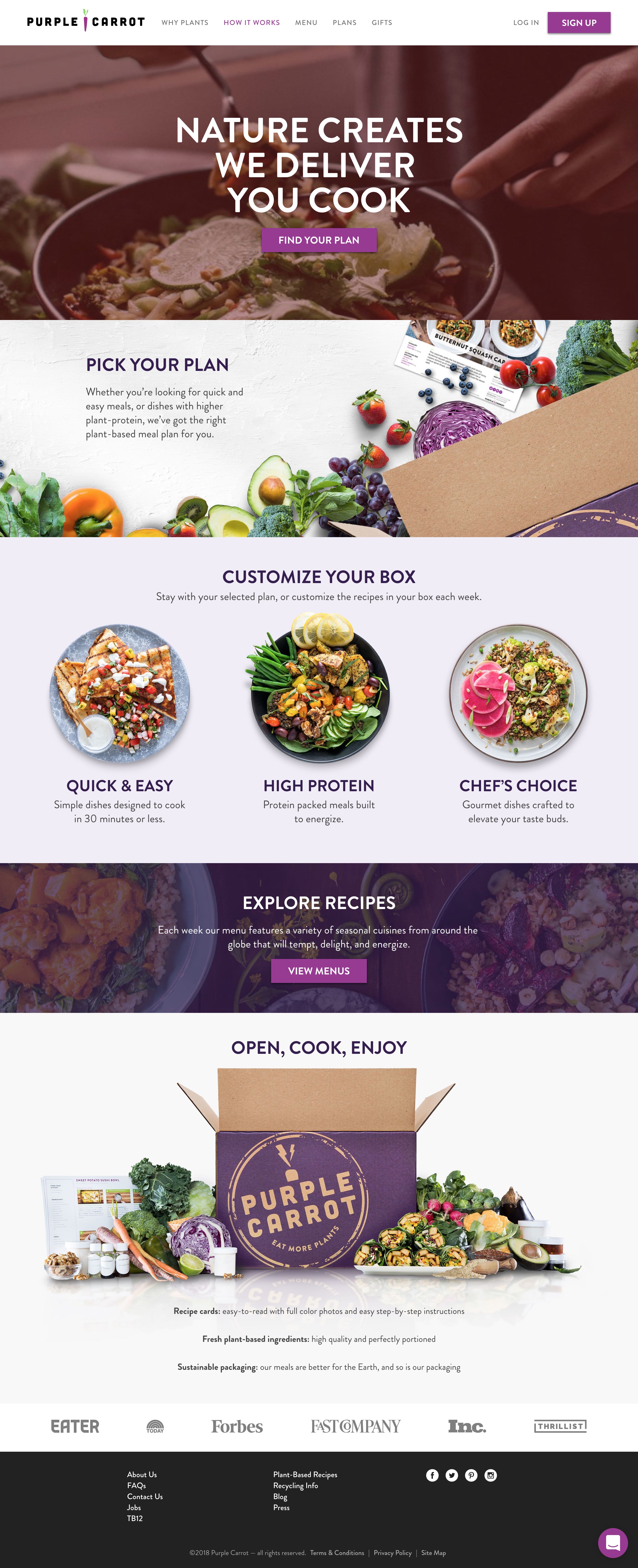 Screenshot of Learn more