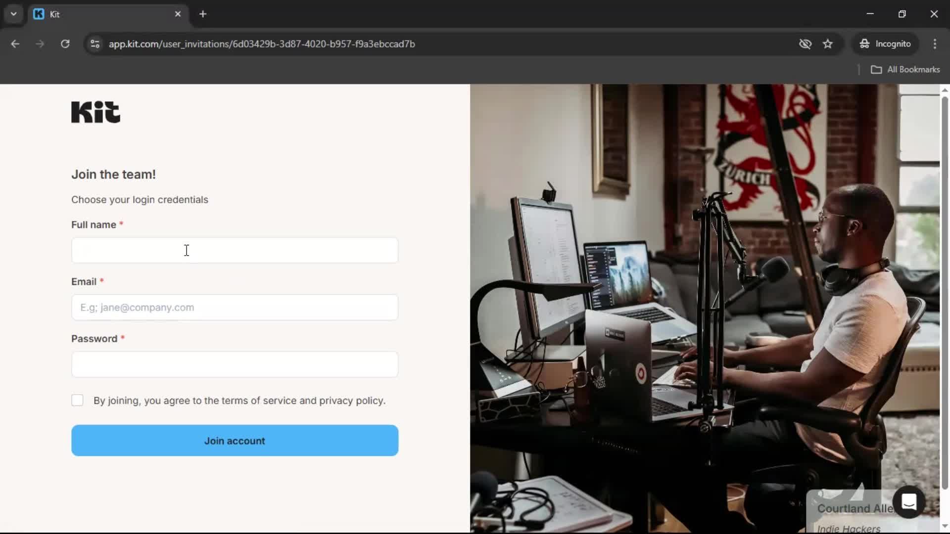 Accepting an invite on Kit video thumbnail
