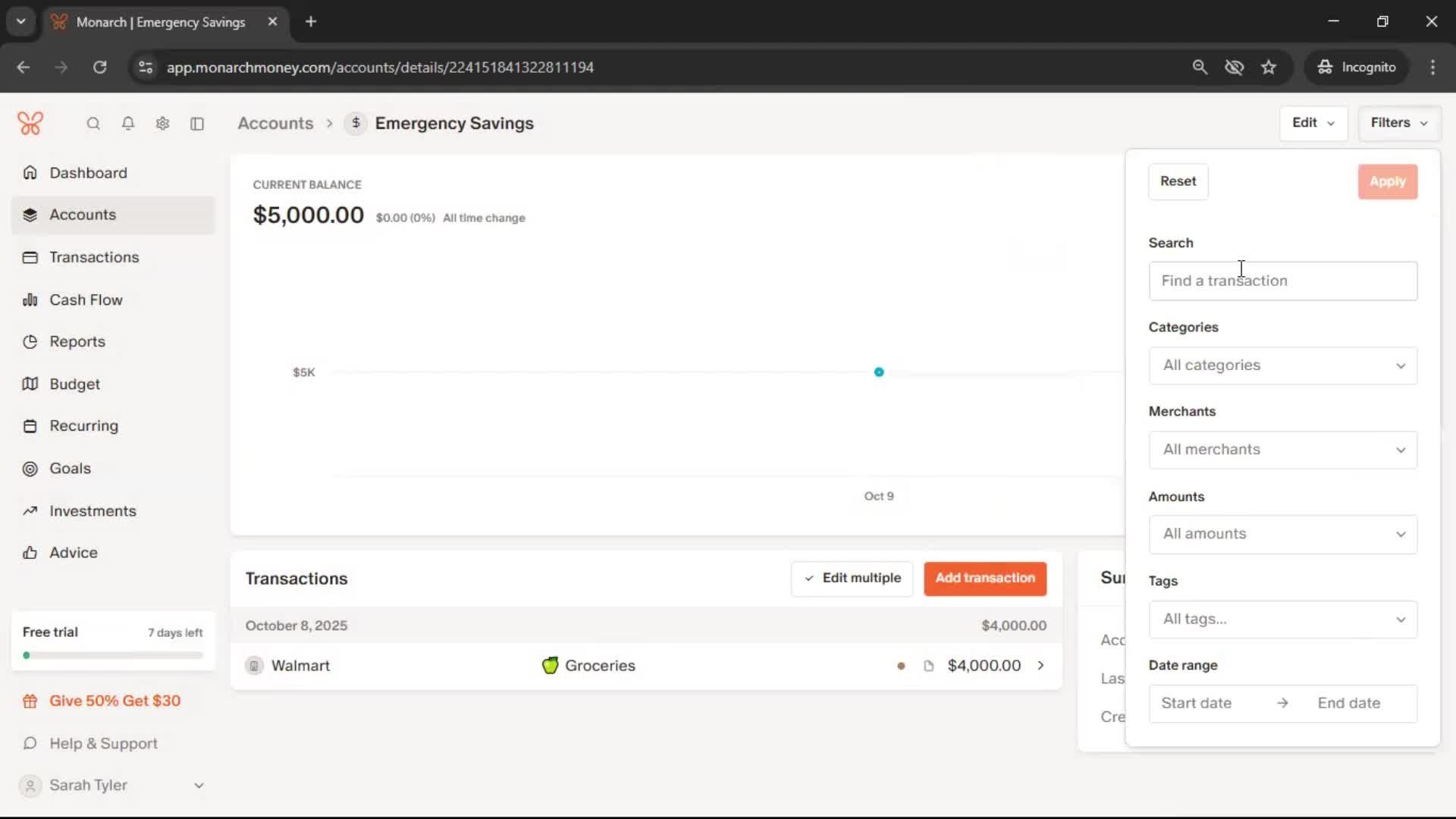 Adding an account on Monarch Money video thumbnail