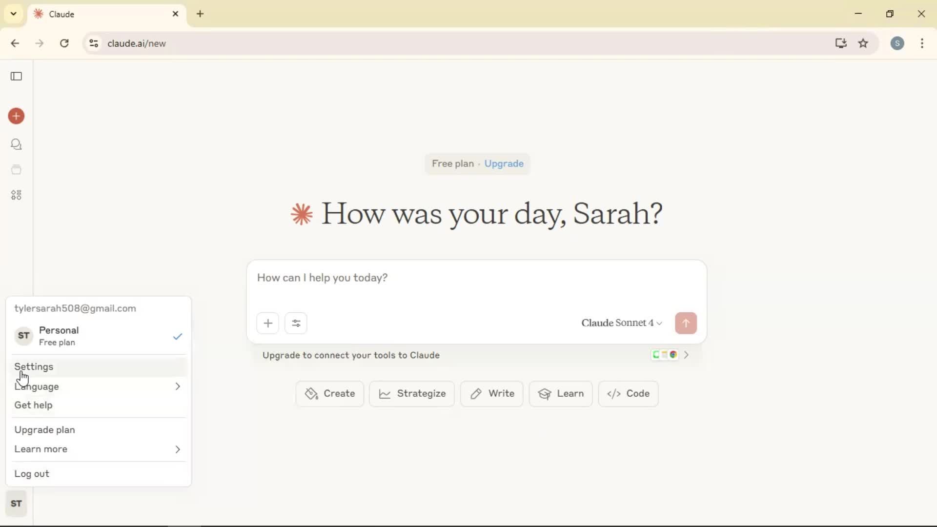 Customizing appearance on Claude video thumbnail