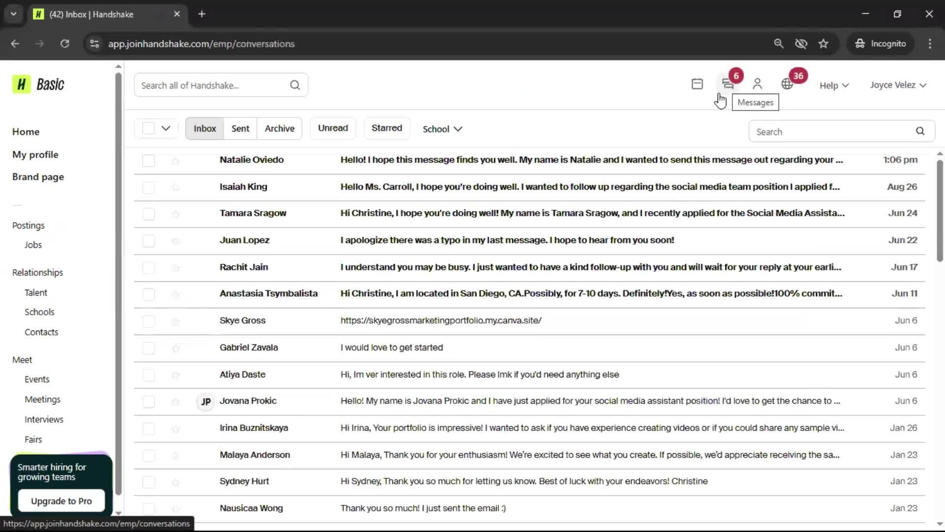 General browsing on Handshake video thumbnail