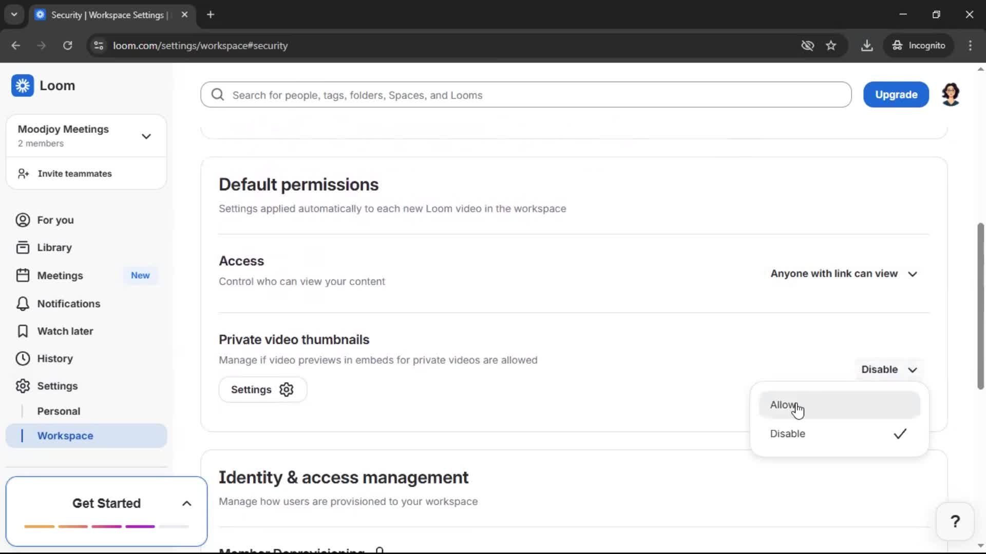 General browsing on Loom video thumbnail
