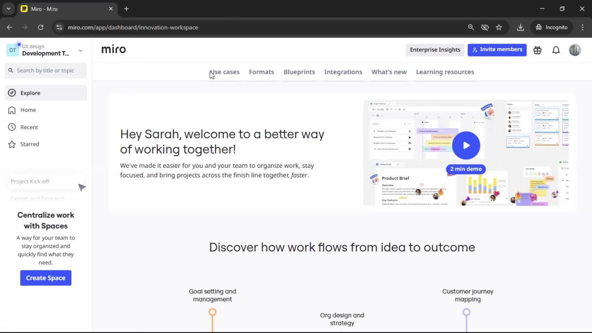 General browsing on Miro video thumbnail