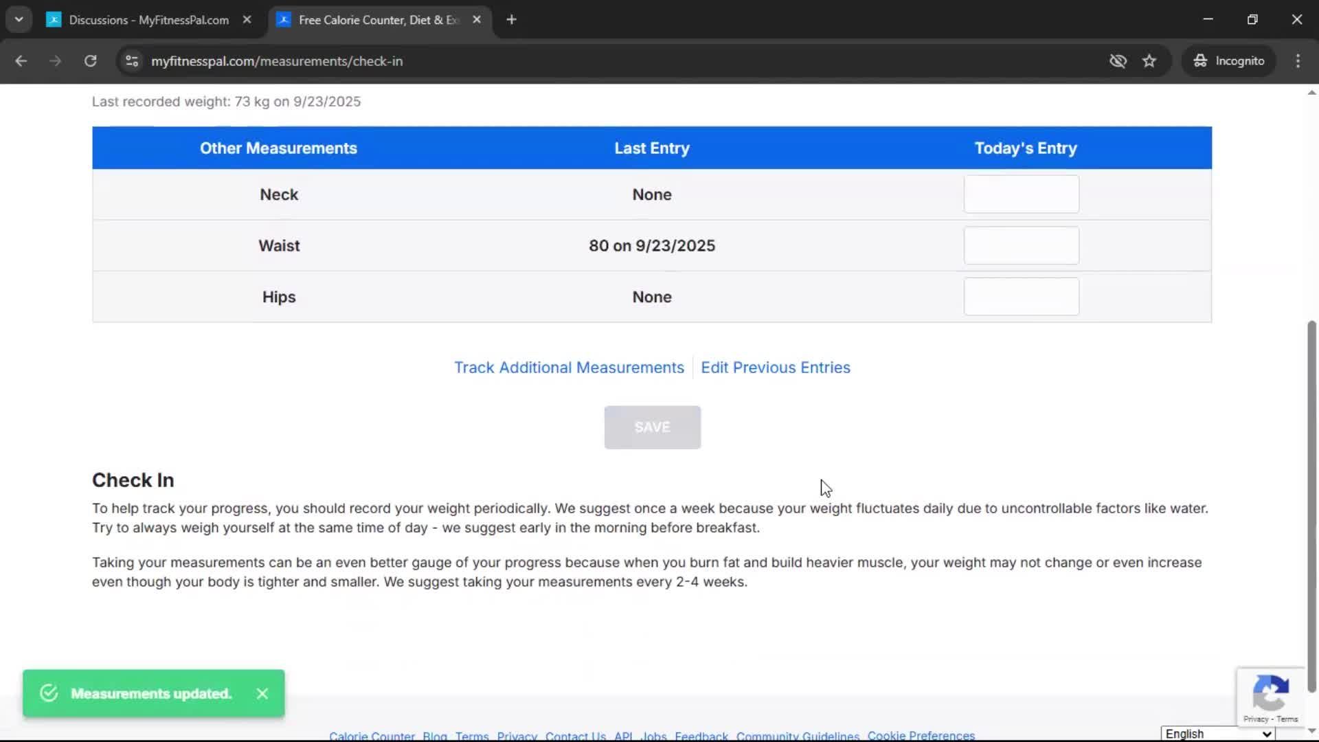 General browsing on MyFitnessPal video thumbnail