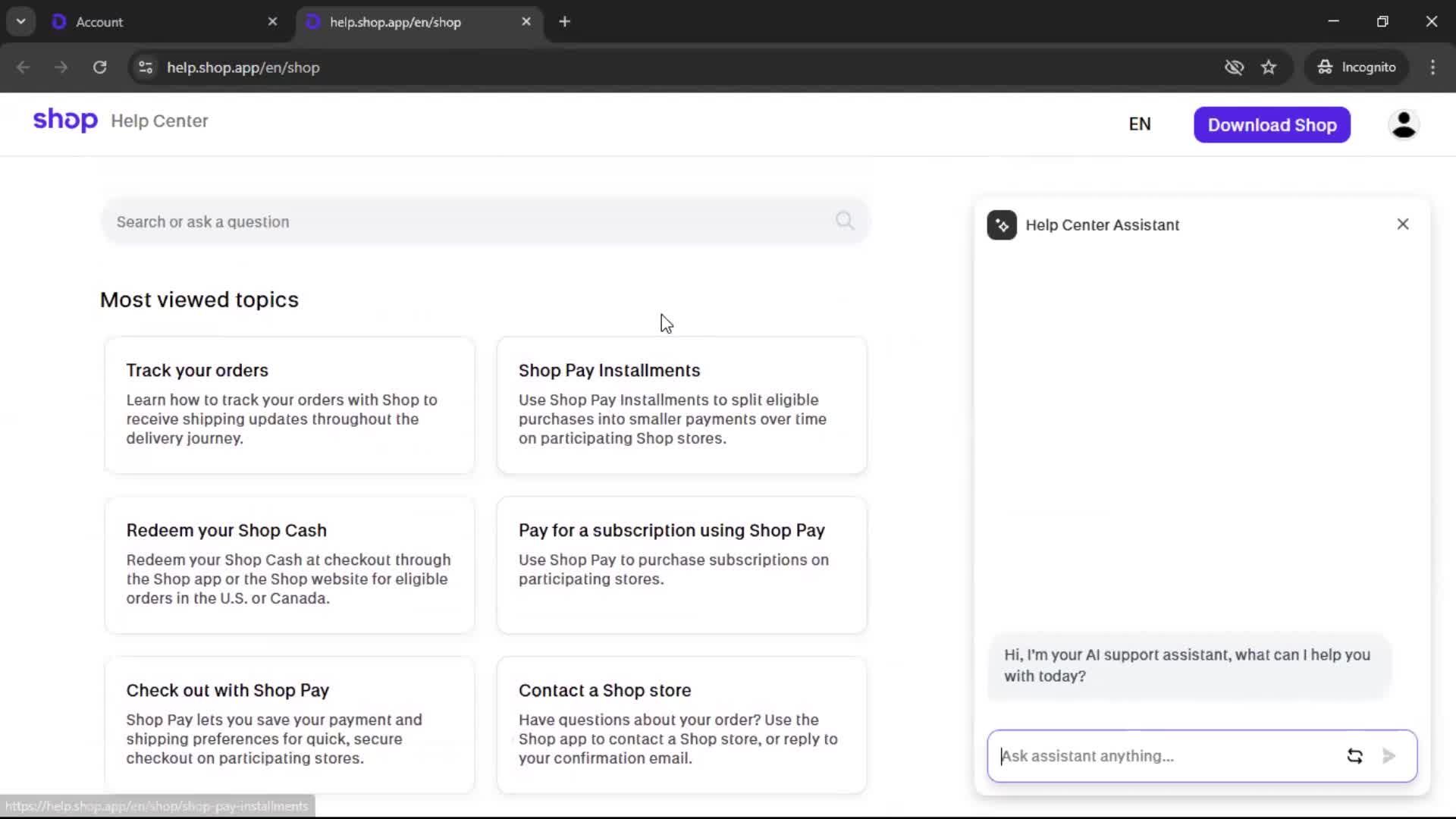 Help center video thumbnail