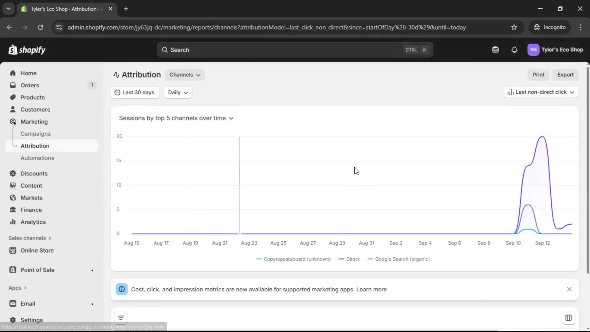 General browsing on Shopify video thumbnail