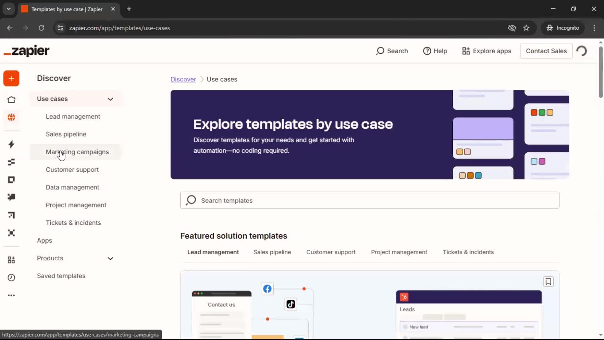 General browsing on Zapier video thumbnail