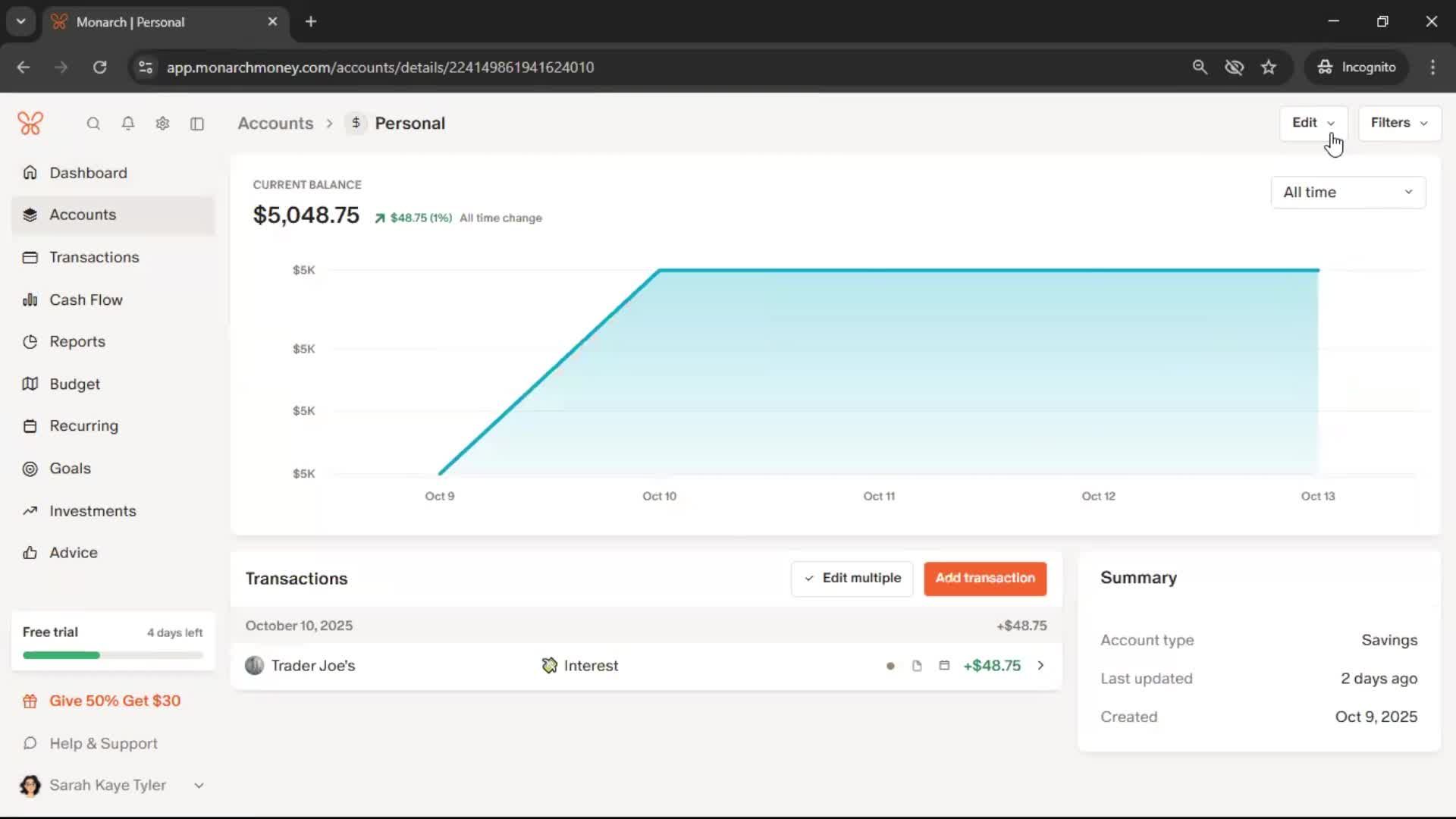General browsing on Monarch Money video thumbnail