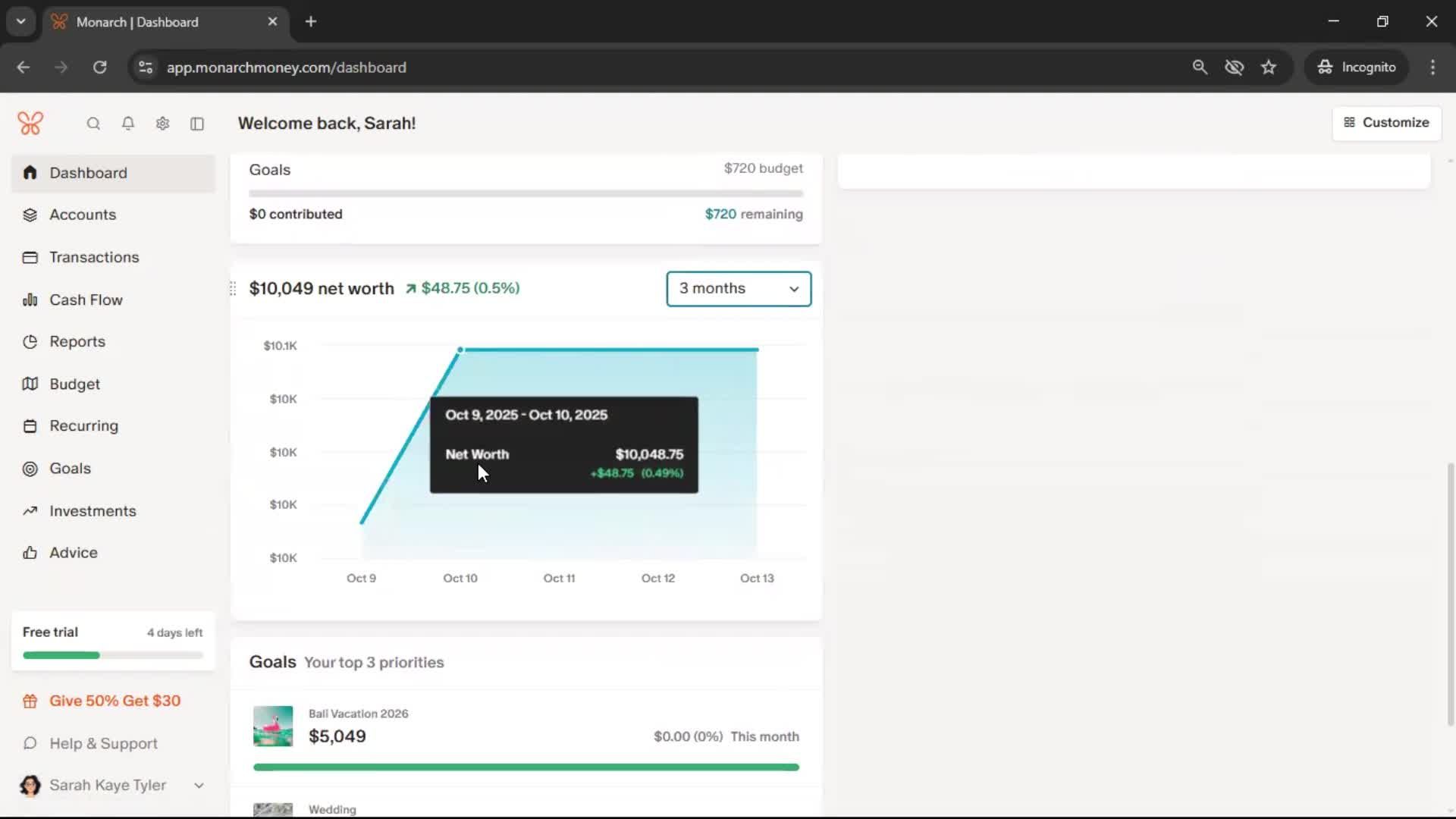 General browsing on Monarch Money video thumbnail