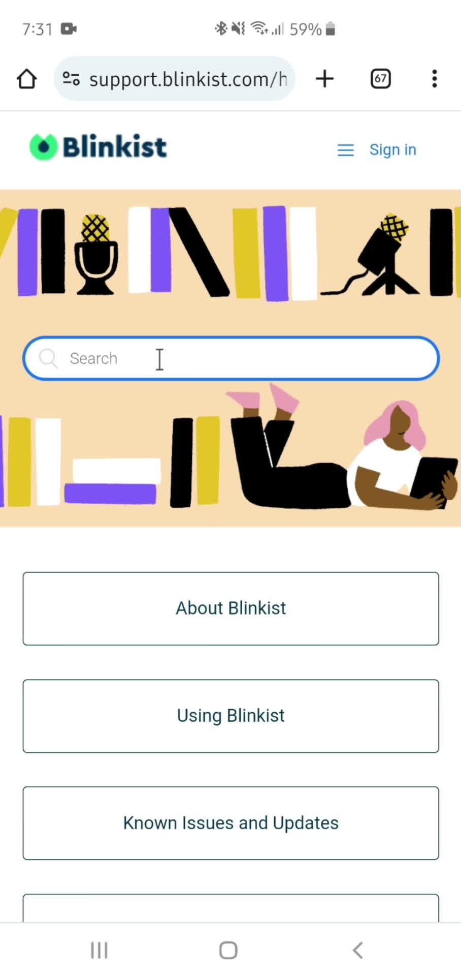 Help center on Blinkist video thumbnail