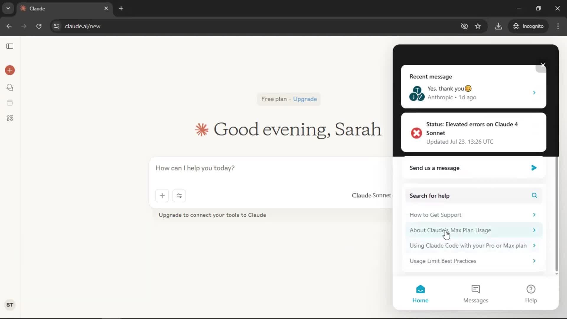 Help center on Claude video thumbnail