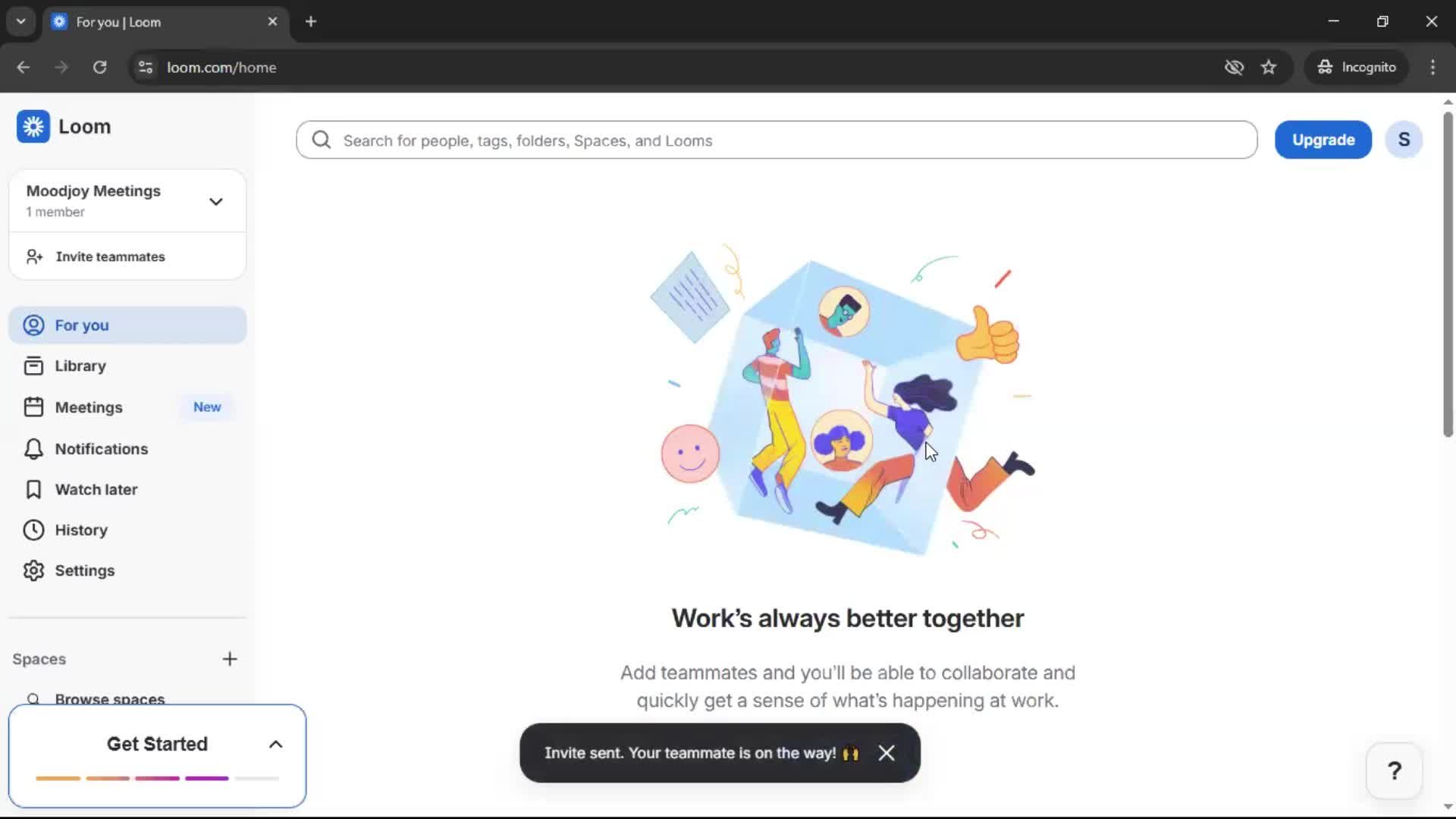 Inviting people on Loom video thumbnail