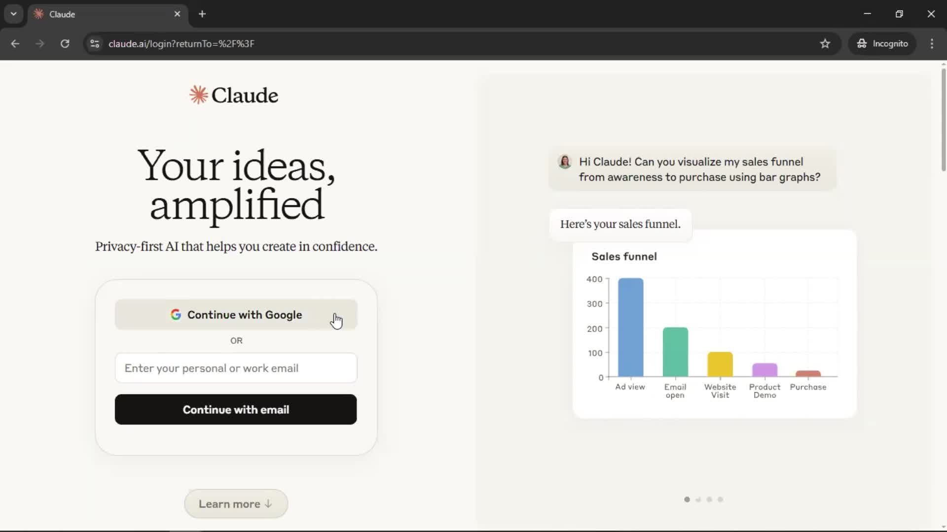 Logging in on Claude video thumbnail
