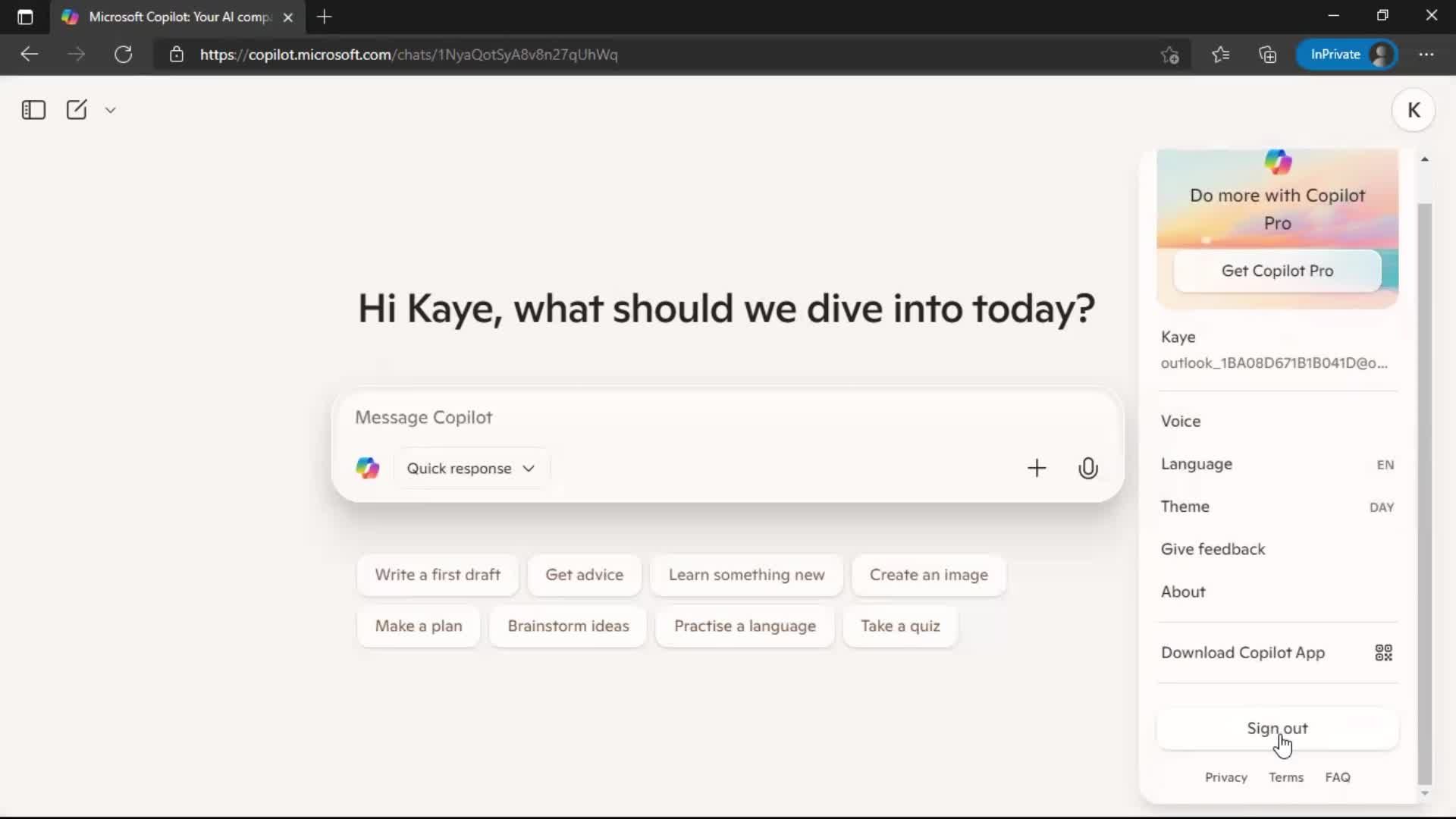 Logging out on Microsoft Copilot video thumbnail