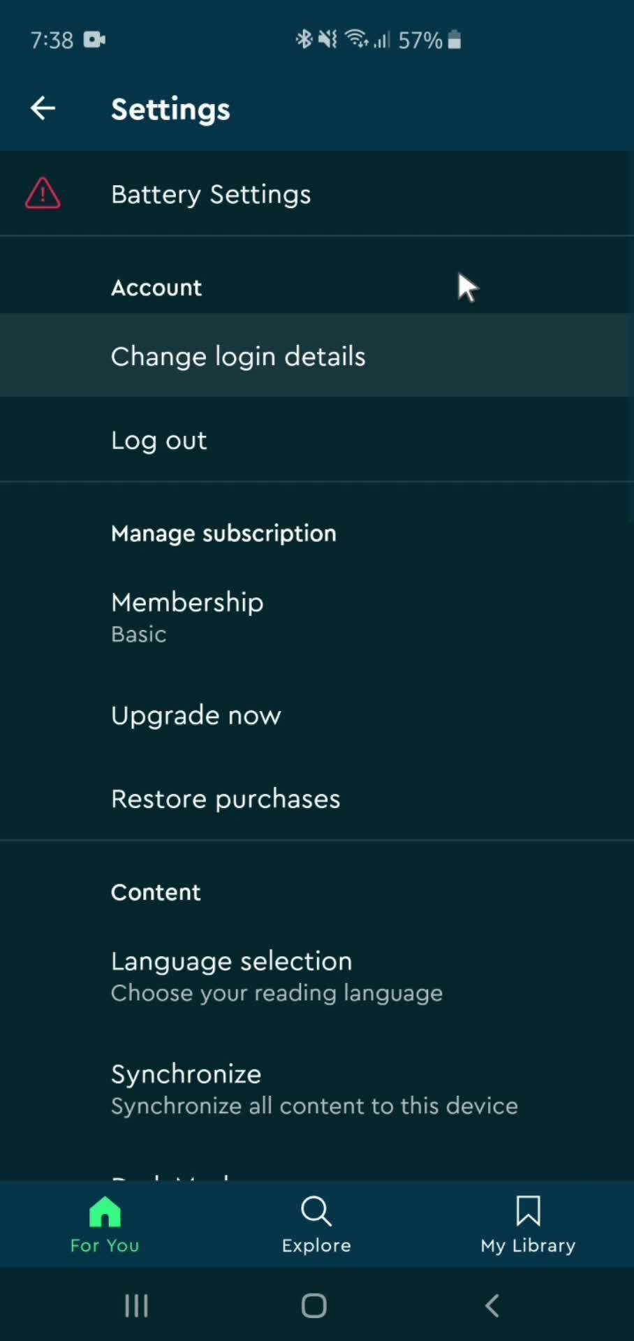 Settings on Blinkist video thumbnail