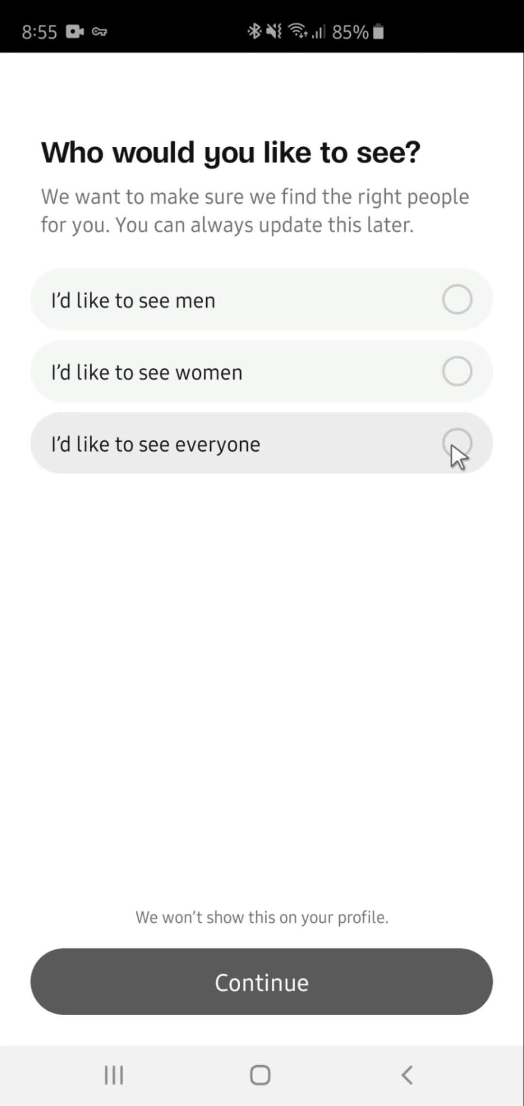 Onboarding question video thumbnail