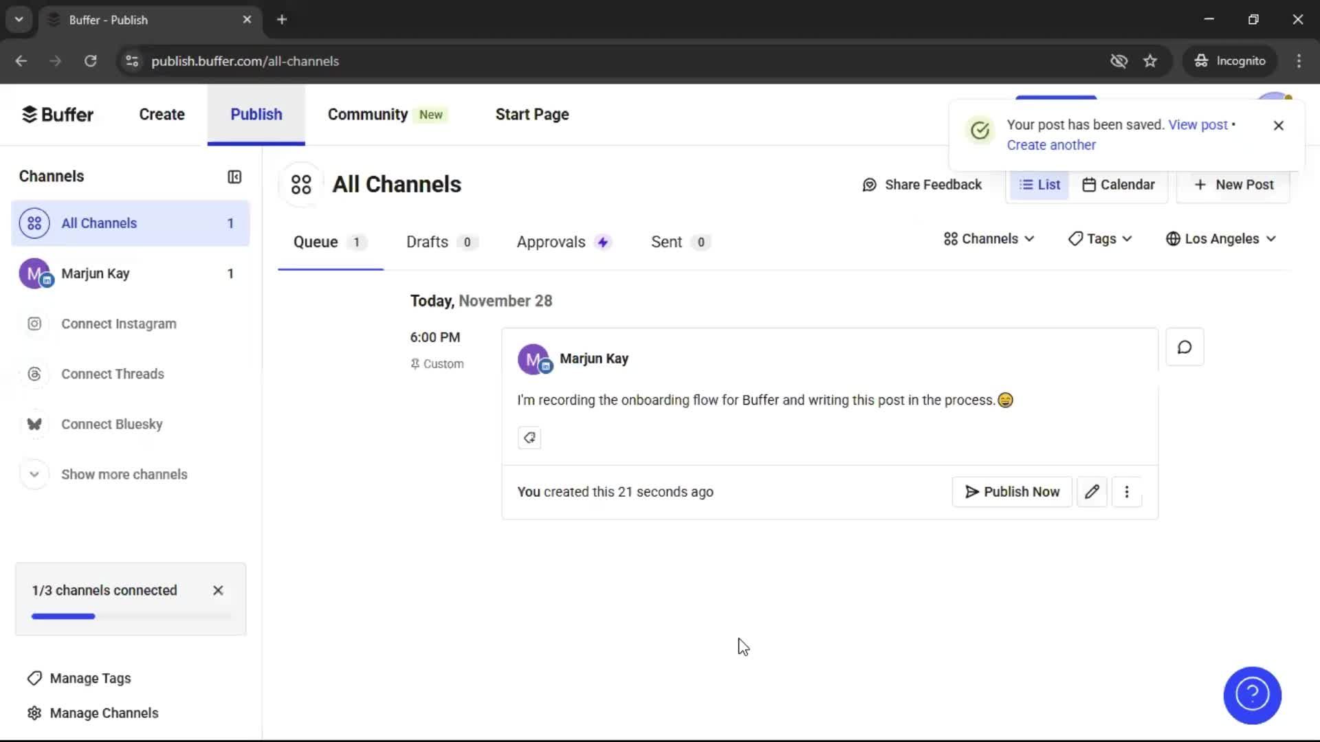 Onboarding on Buffer video thumbnail