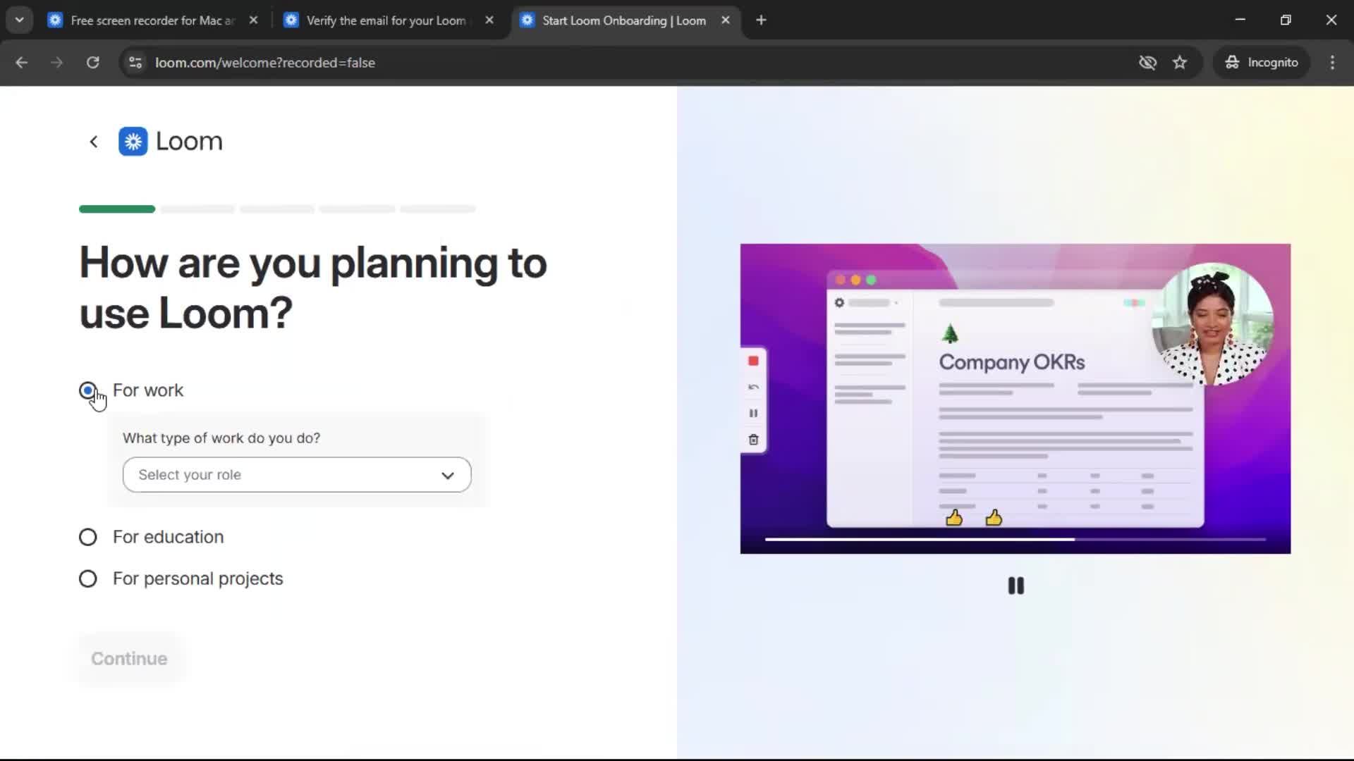 Onboarding on Loom video thumbnail