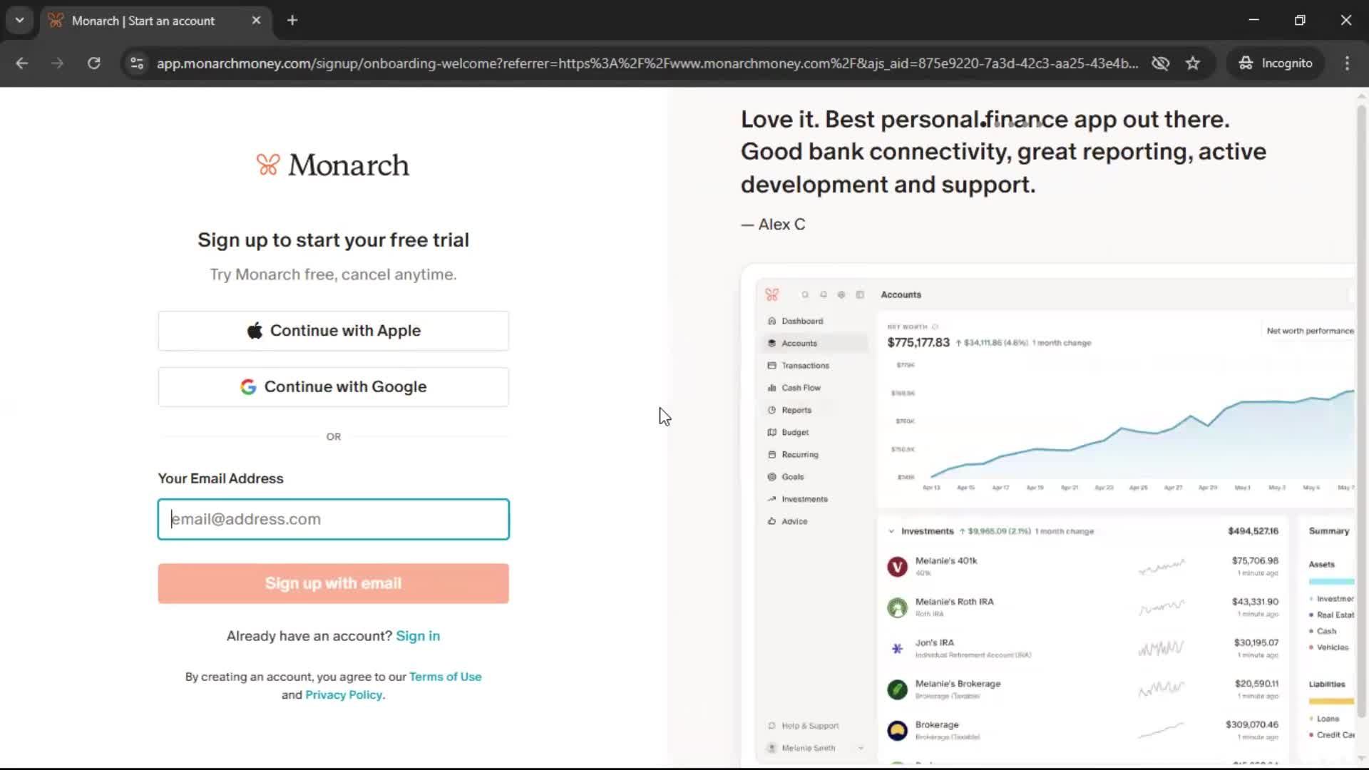 Onboarding on Monarch Money video thumbnail