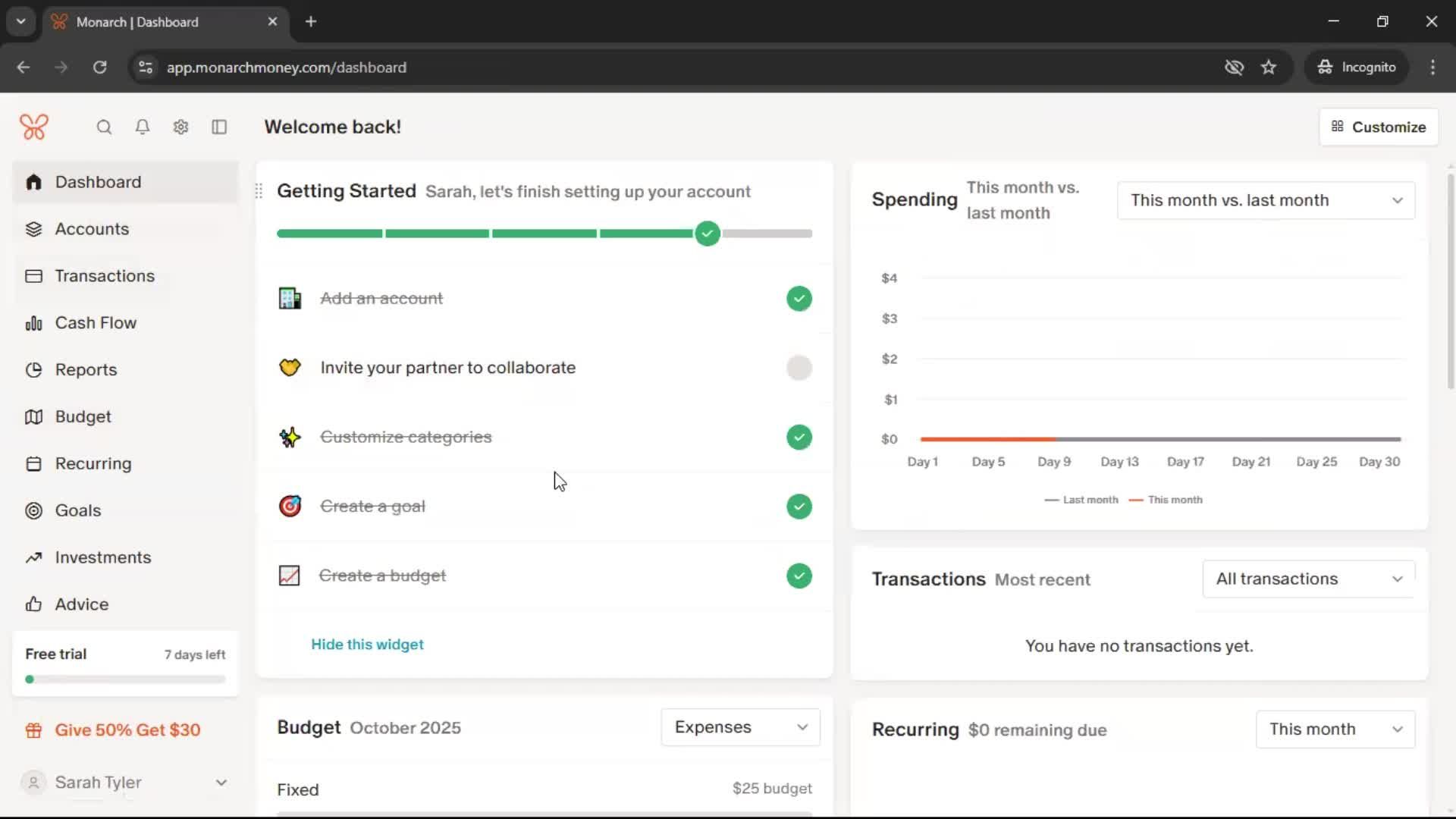Onboarding on Monarch Money video thumbnail