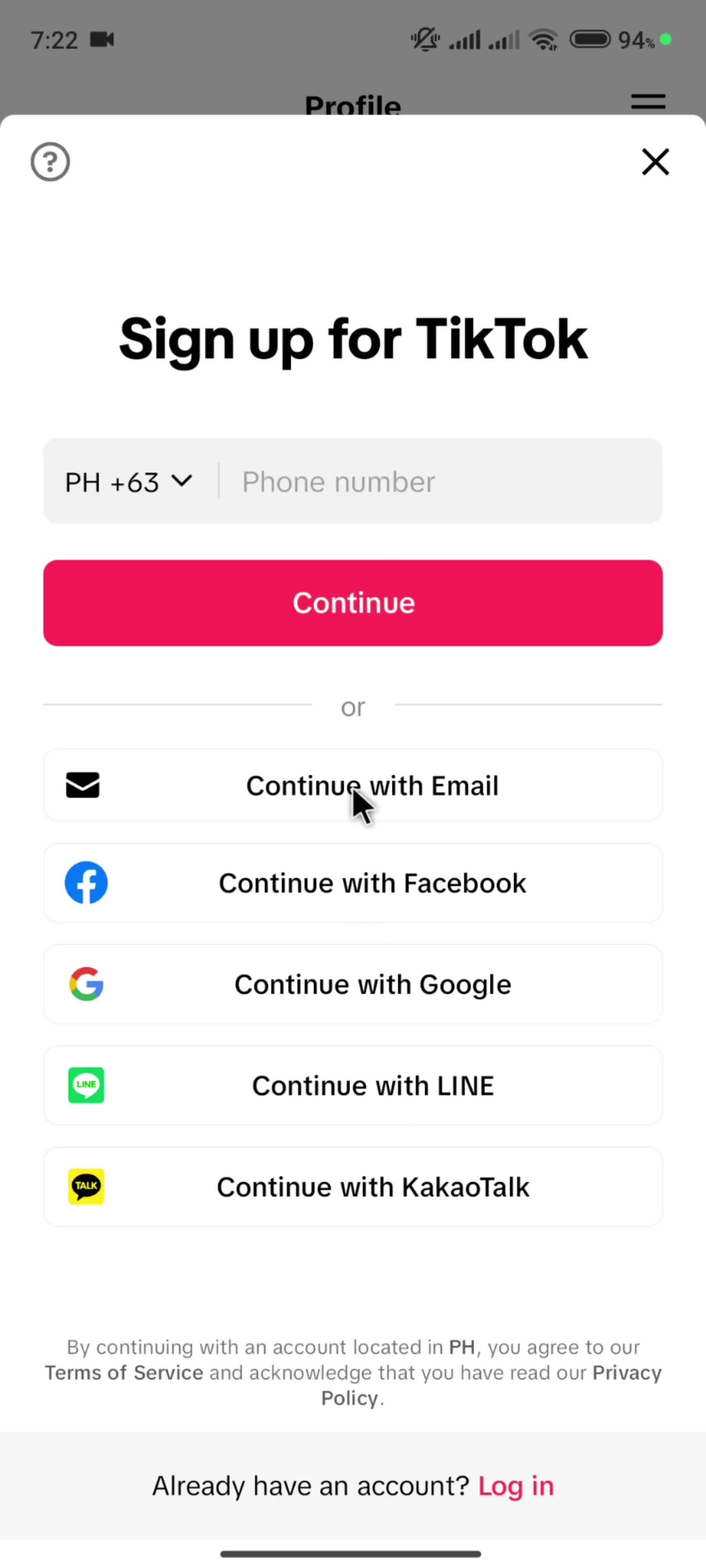 Sign up video thumbnail