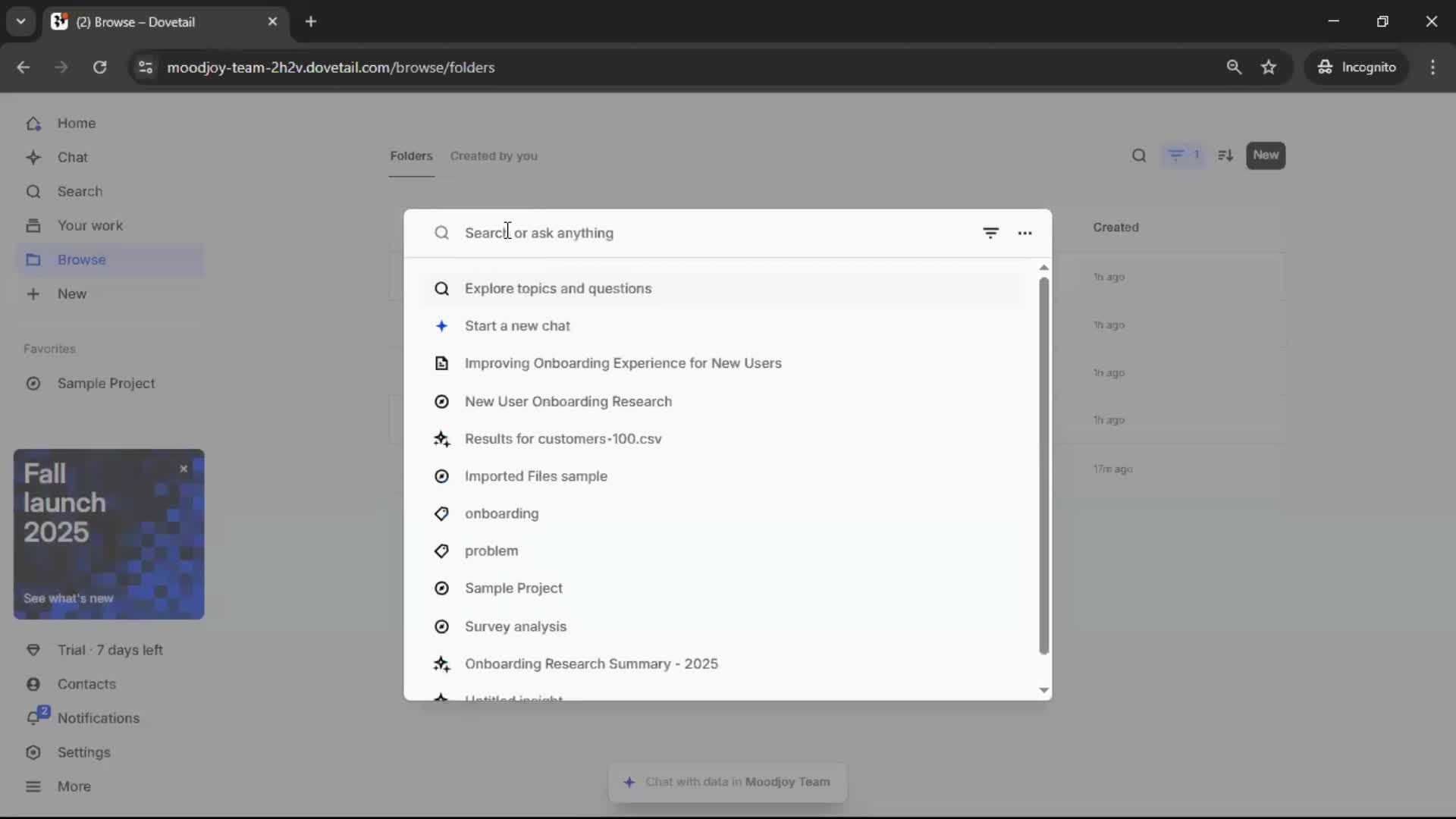 Searching on Dovetail video thumbnail